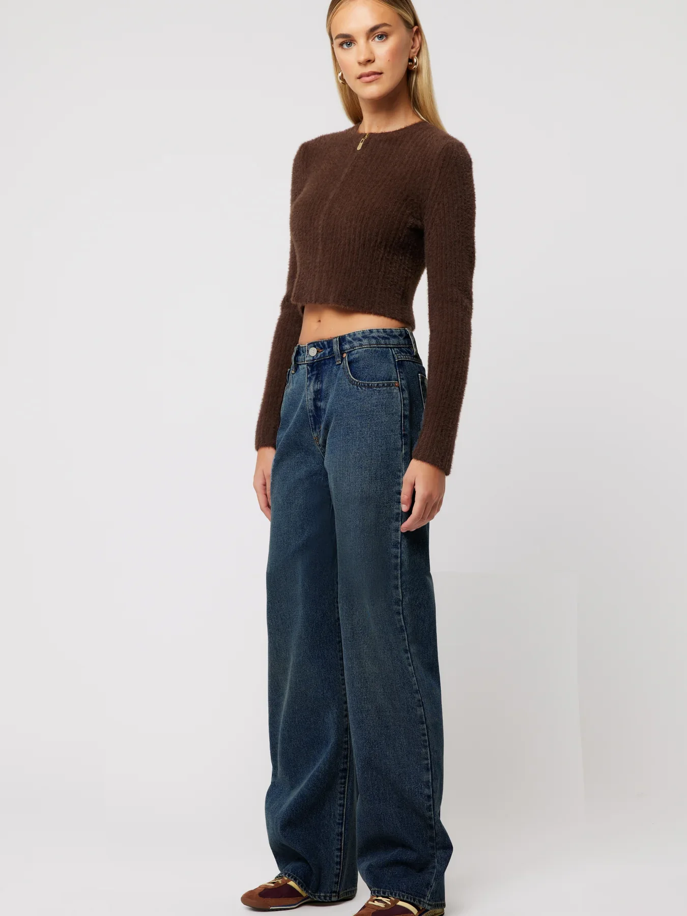 95 Baggy Lola Dark Blue Mid Jean - Image 3