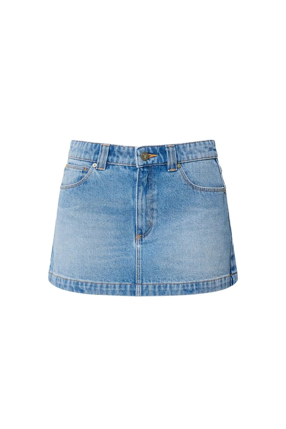 95 Jem Blue Aline Denim Mini Skirt - Image 4