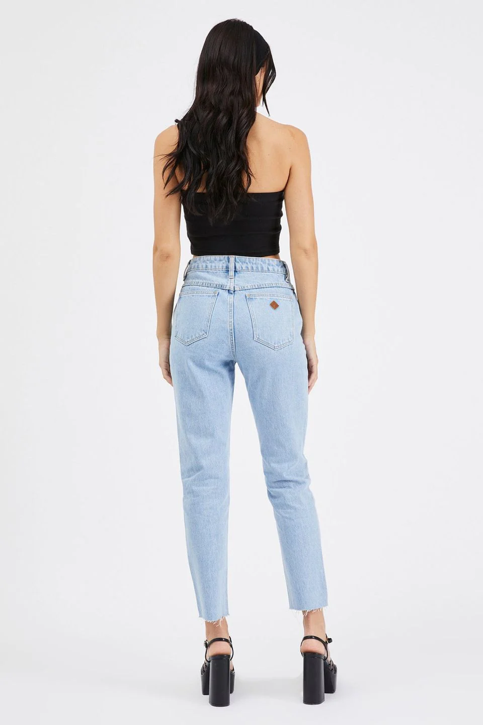 94 High Slim Walk Away Pale Blue Denim Jean - Image 4