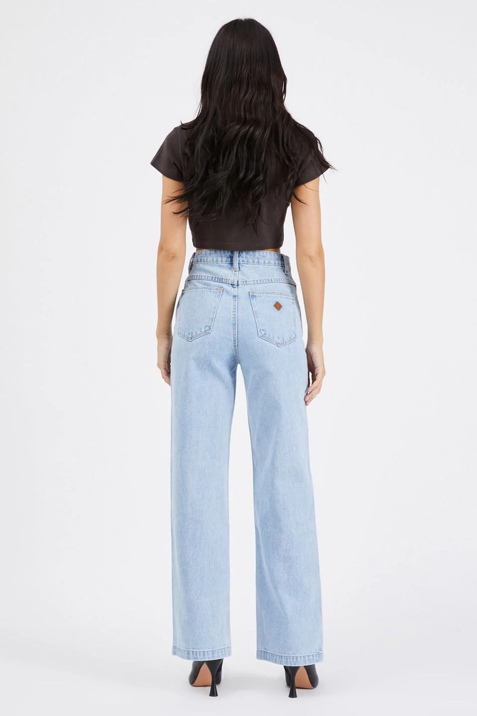 94 High Wide Walk Away Light Blue Denim Jean - Image 5