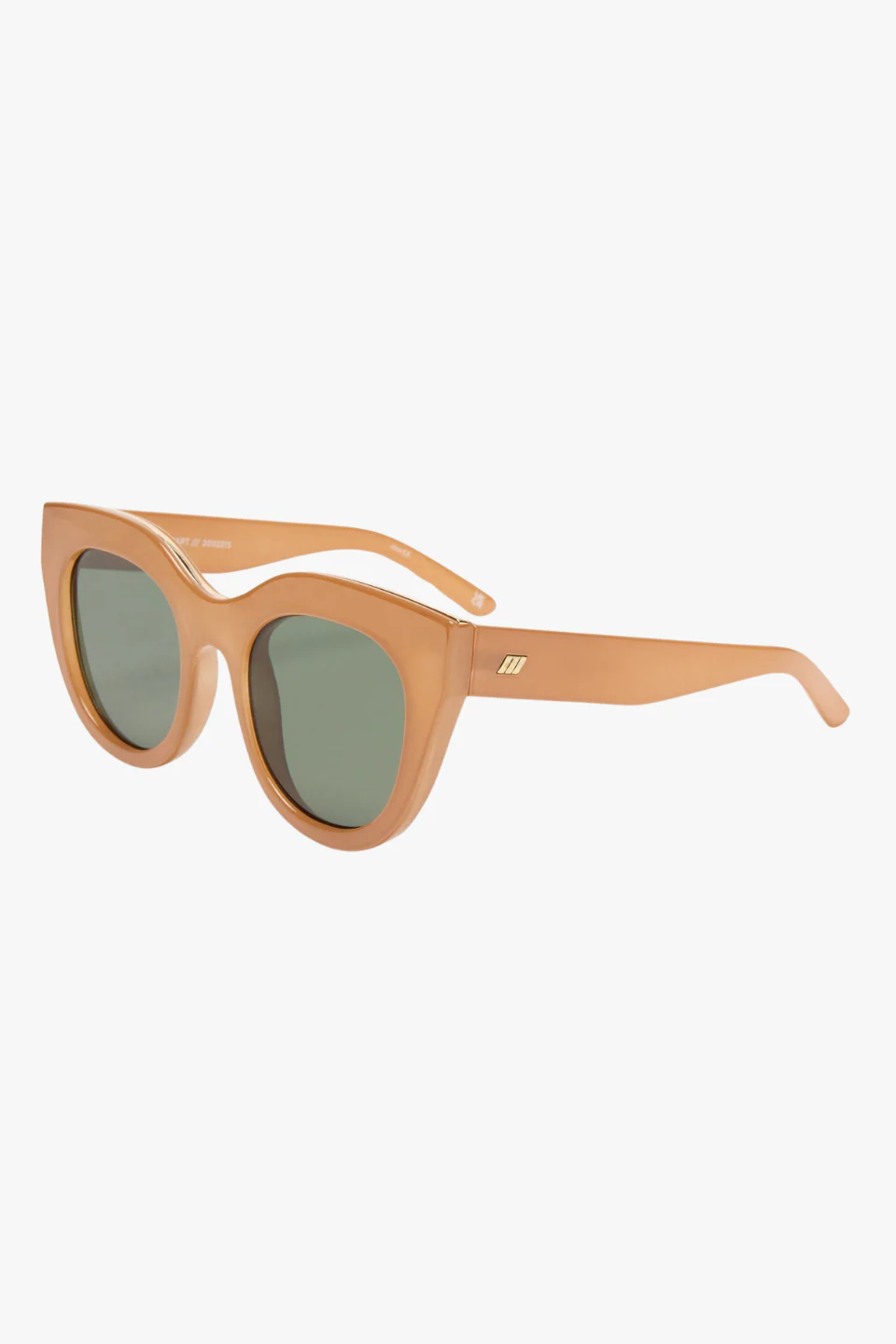 Air Heart Cat Eye Caramel Khaki Lens Sunglasses - Image 4