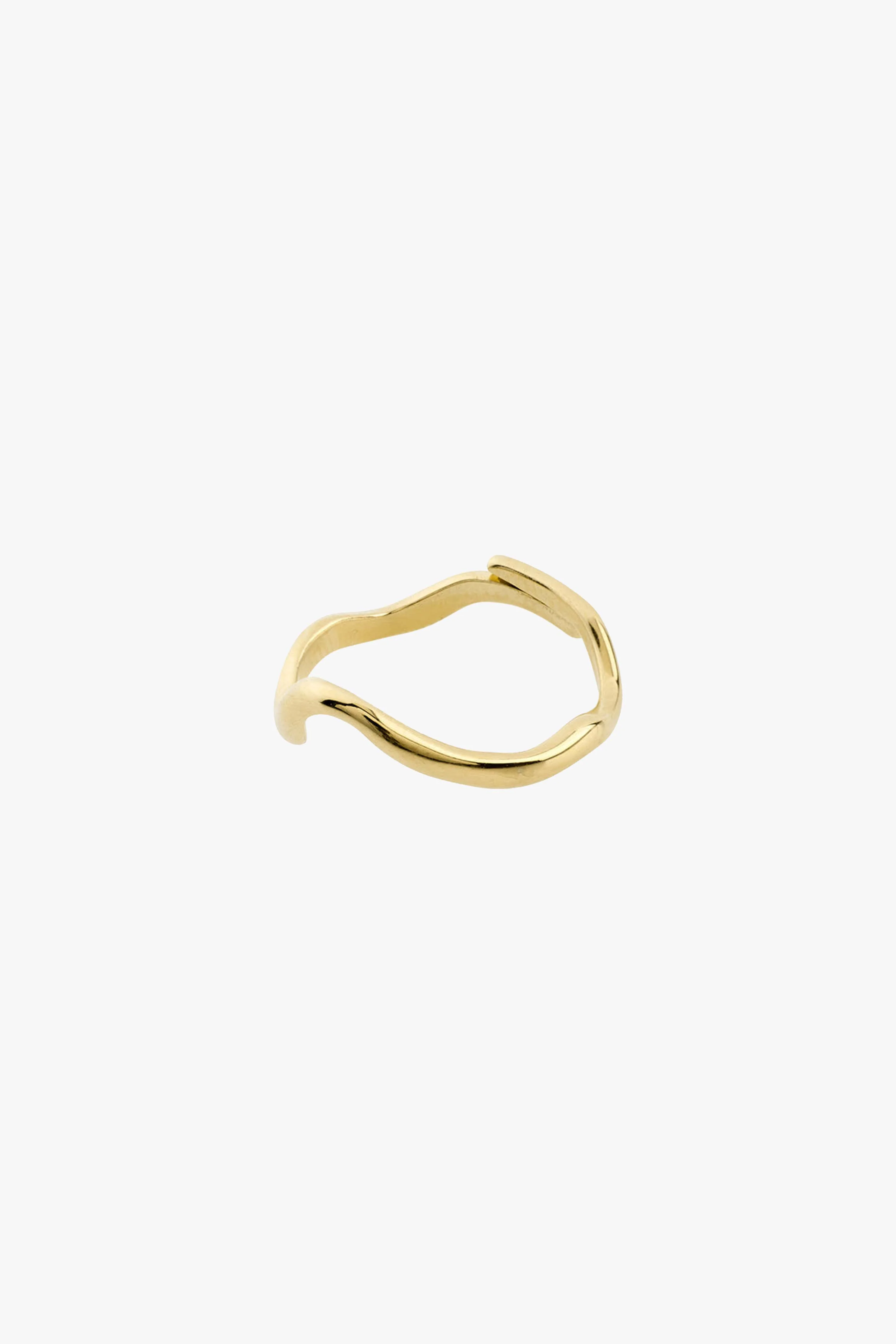 Alberte Organic Shape EOL Adjustable Ring Gold - Image 2