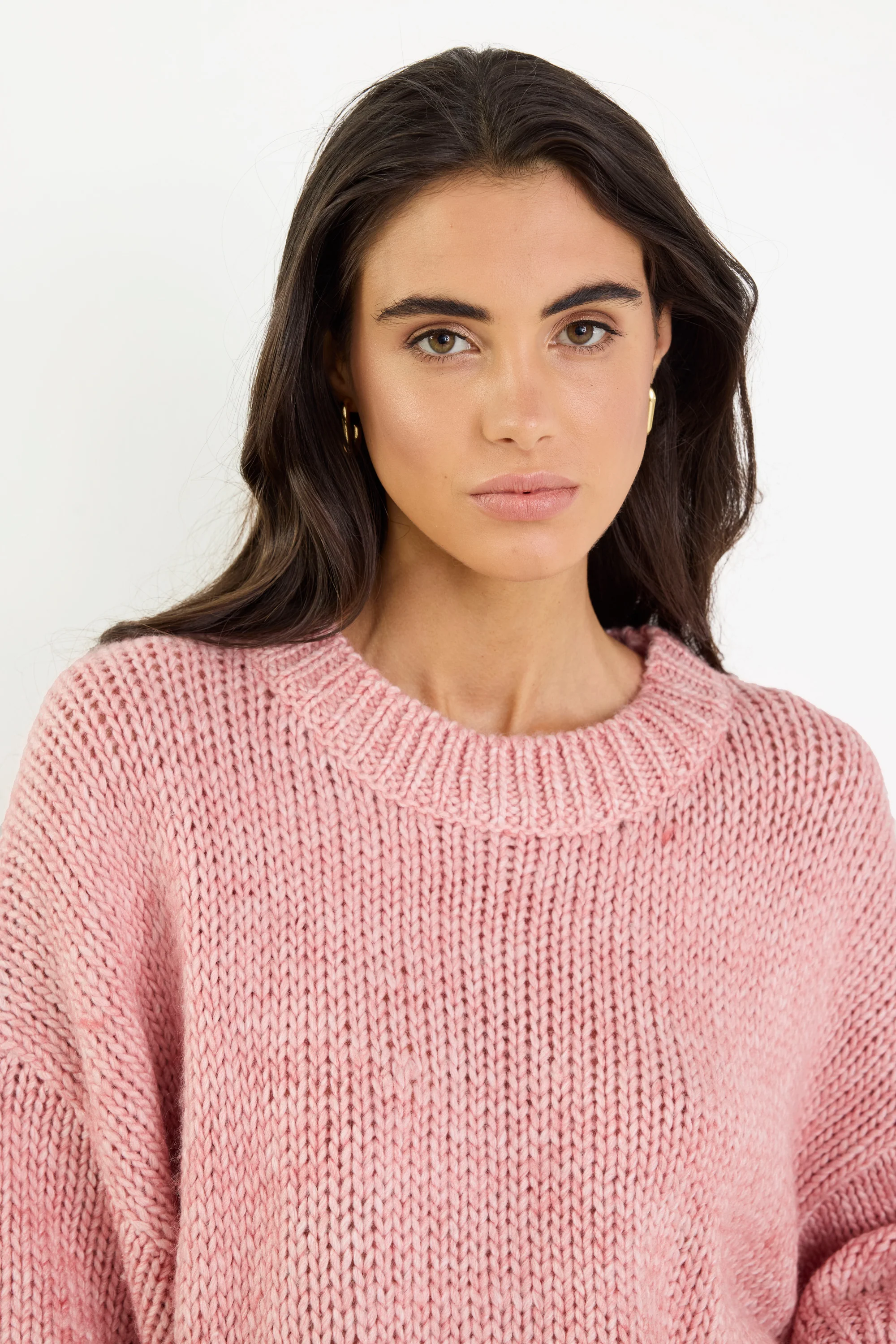 Alora Raspberry Wool Blend SS Knit Top - Image 4