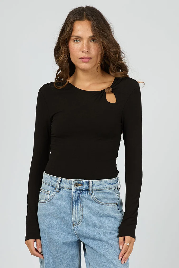Atlas Black Bead LS Top - Image 3