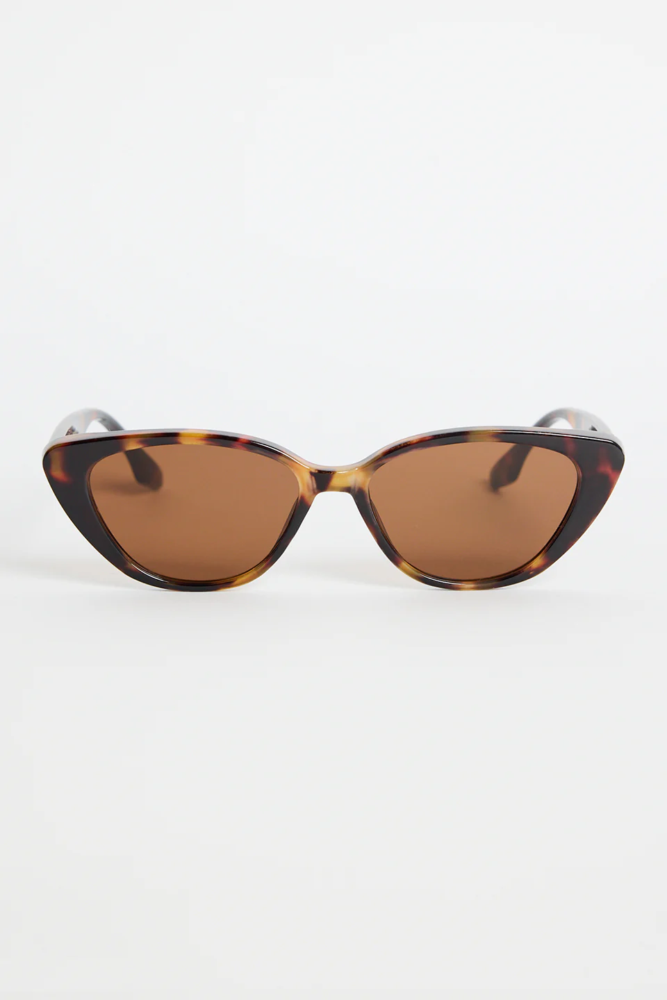 Barcelona Brown Tort Cat Eye Sunglasses - Image 4