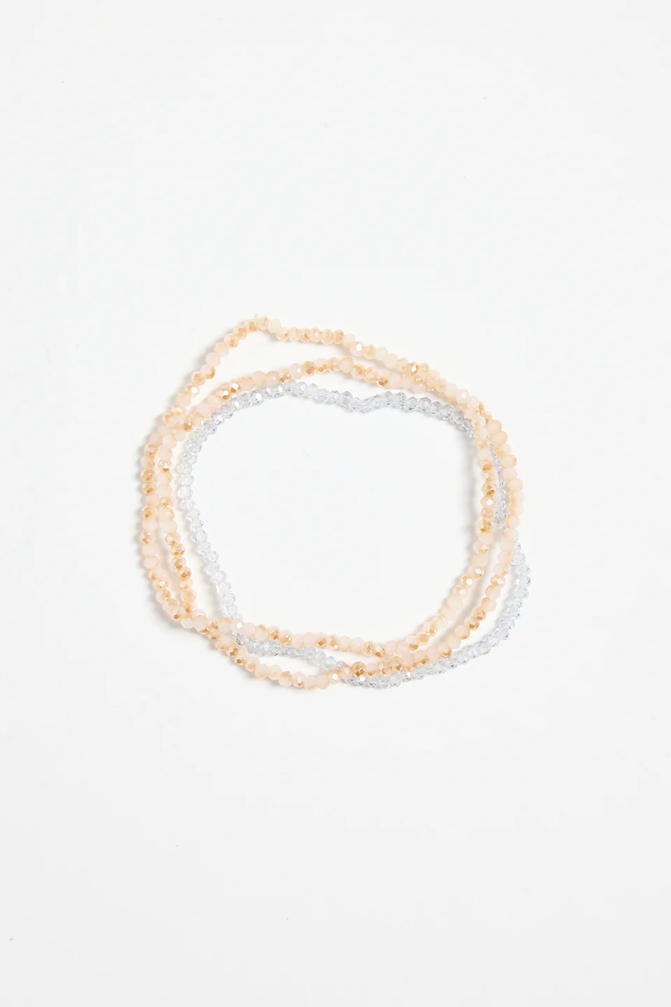 Blue Beaded Set Of 3 Bracelets - Image 2