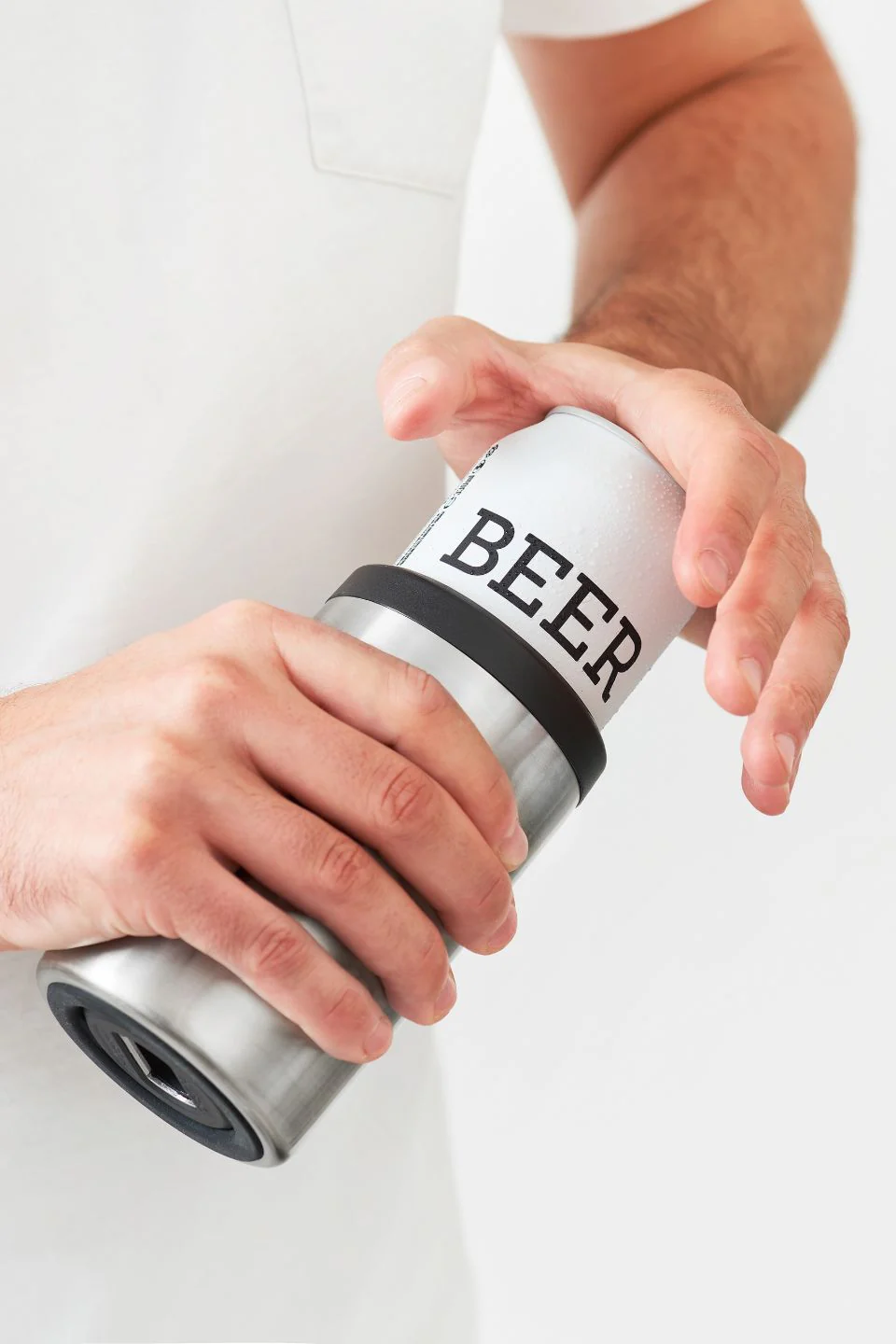 Brushed Stainless Beer Cooler - Image 3