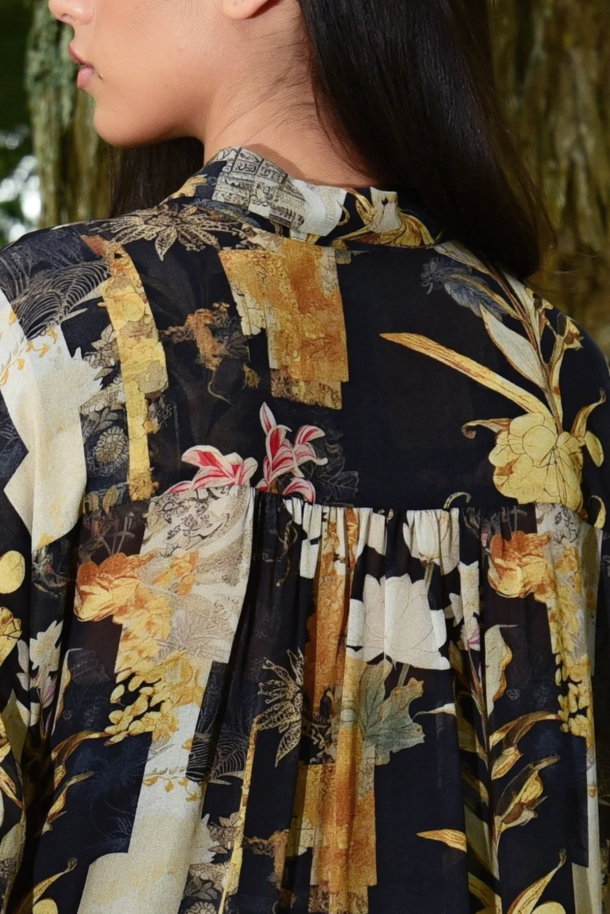 Button Up Buttercup Floral LS Button Through Shirt - Image 3