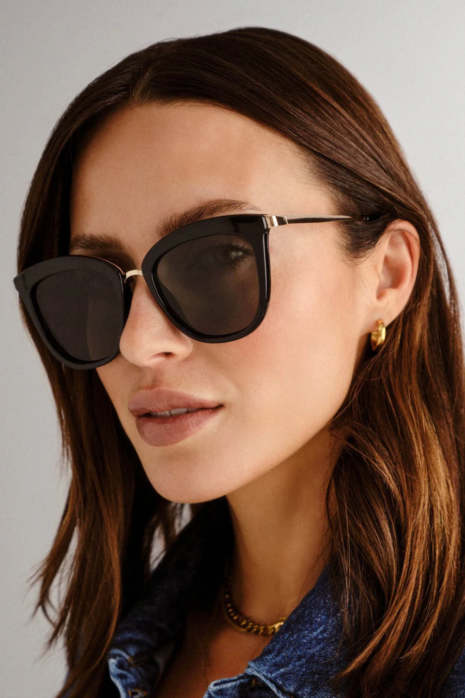 Caliente Black Gold Arms Khaki Lens Sunglasses - Image 5