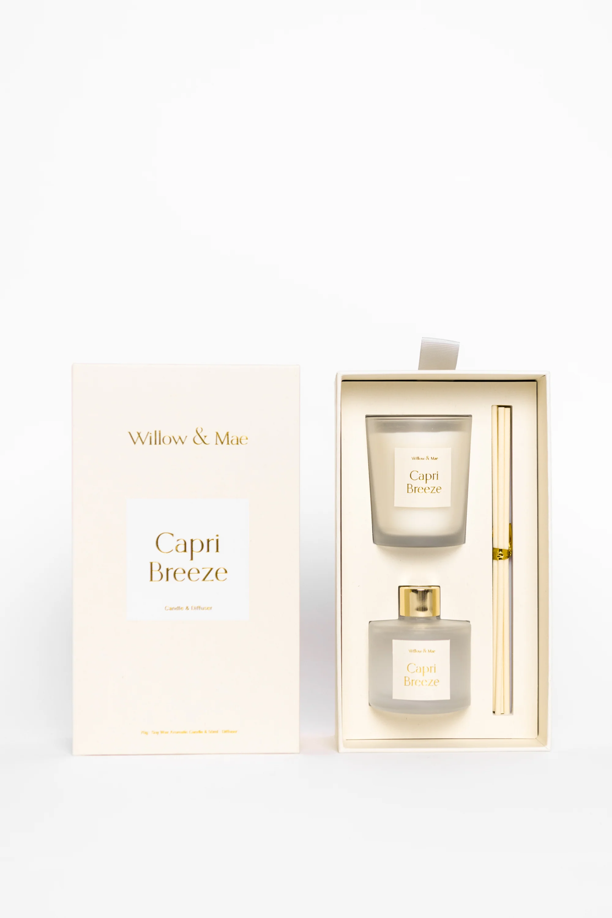 Capri Breeze Ivory 70g Candle + 50ml Diffuser Set - Image 4