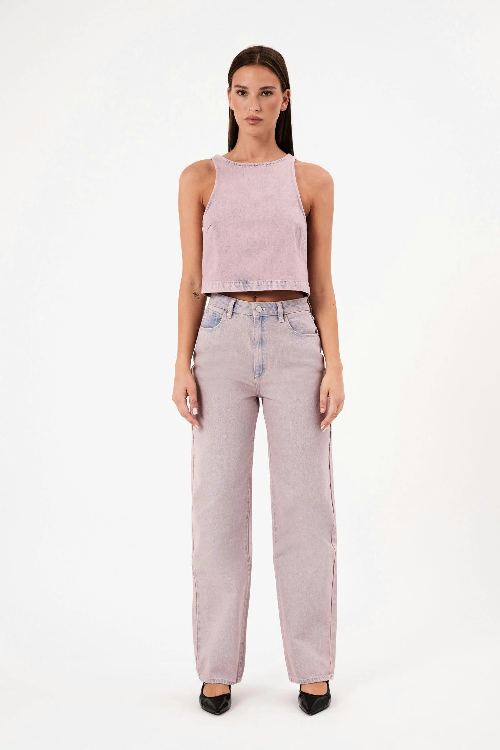 Carrie Dirty Pink Washed Jean - Image 3
