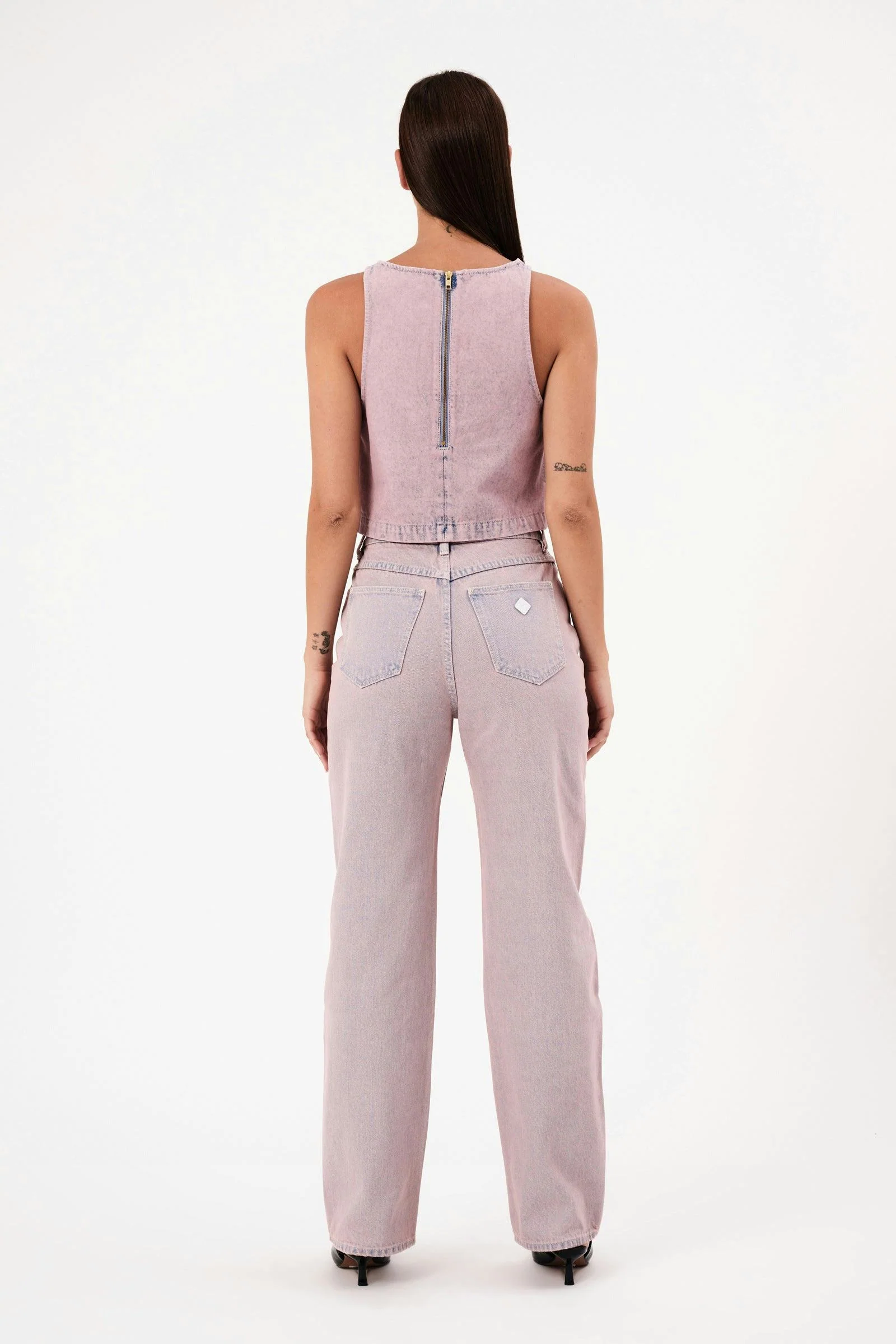 Carrie Dirty Pink Washed Jean - Image 4