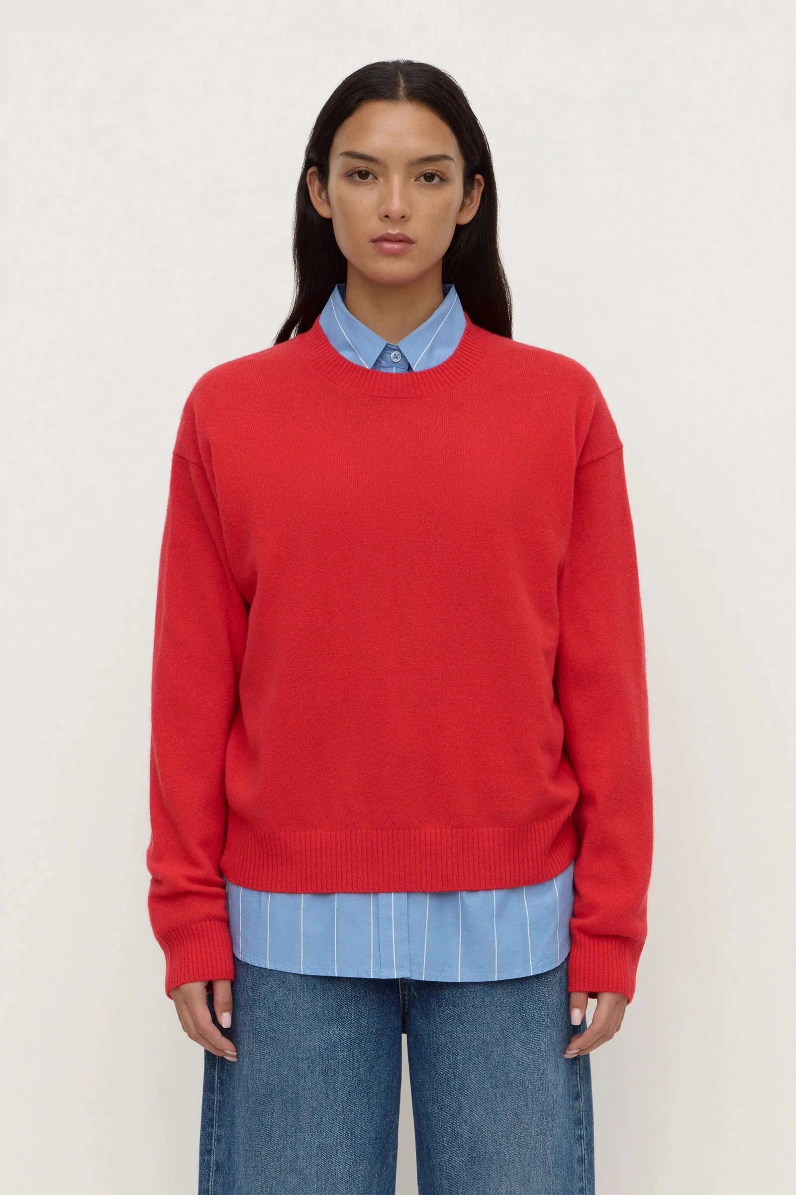 Carter Flame Brushed Merino Wool Sweater