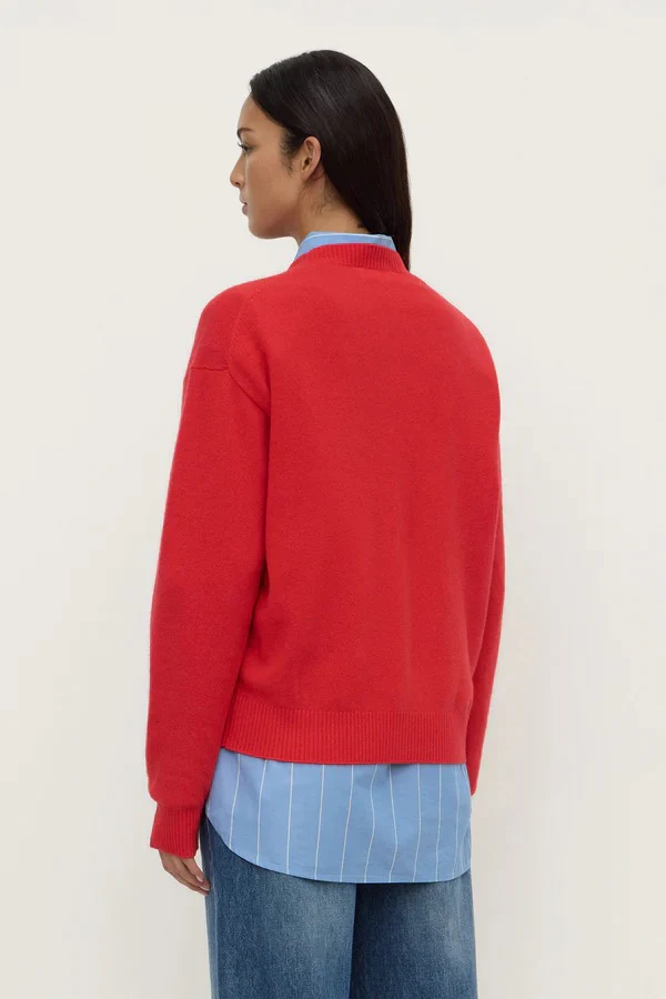 Carter Flame Brushed Merino Wool Sweater - Image 3