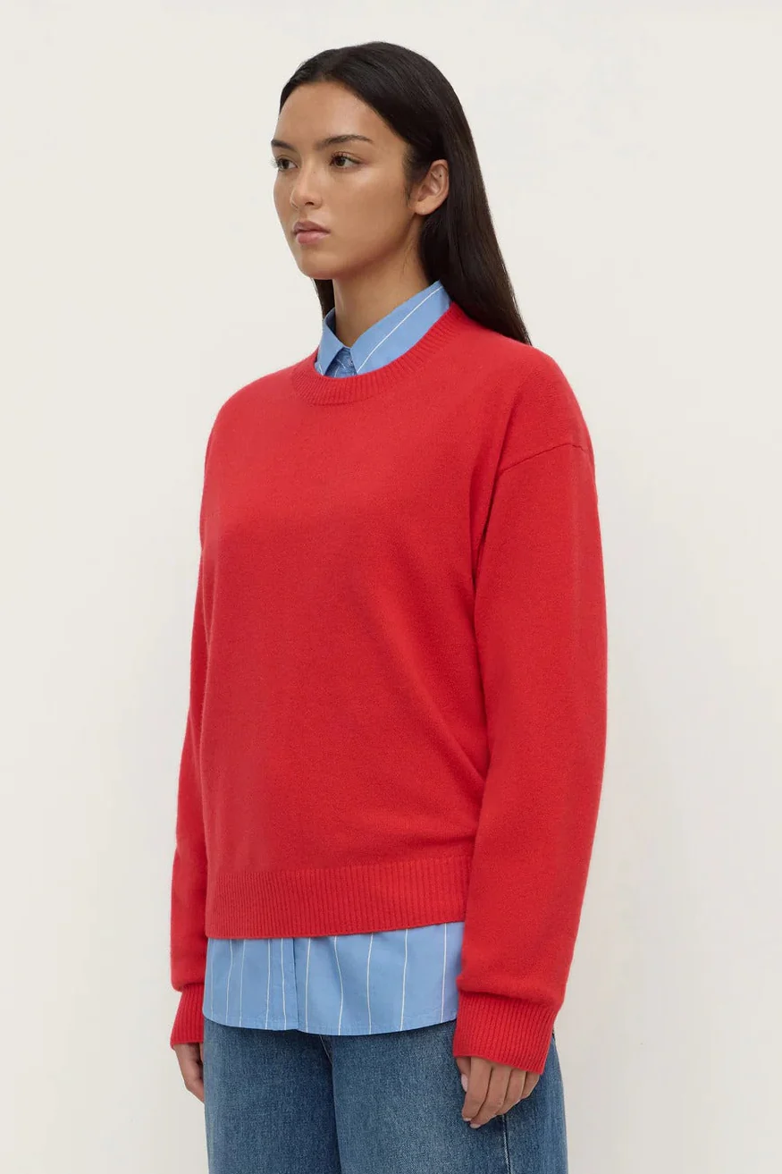 Carter Flame Brushed Merino Wool Sweater - Image 4