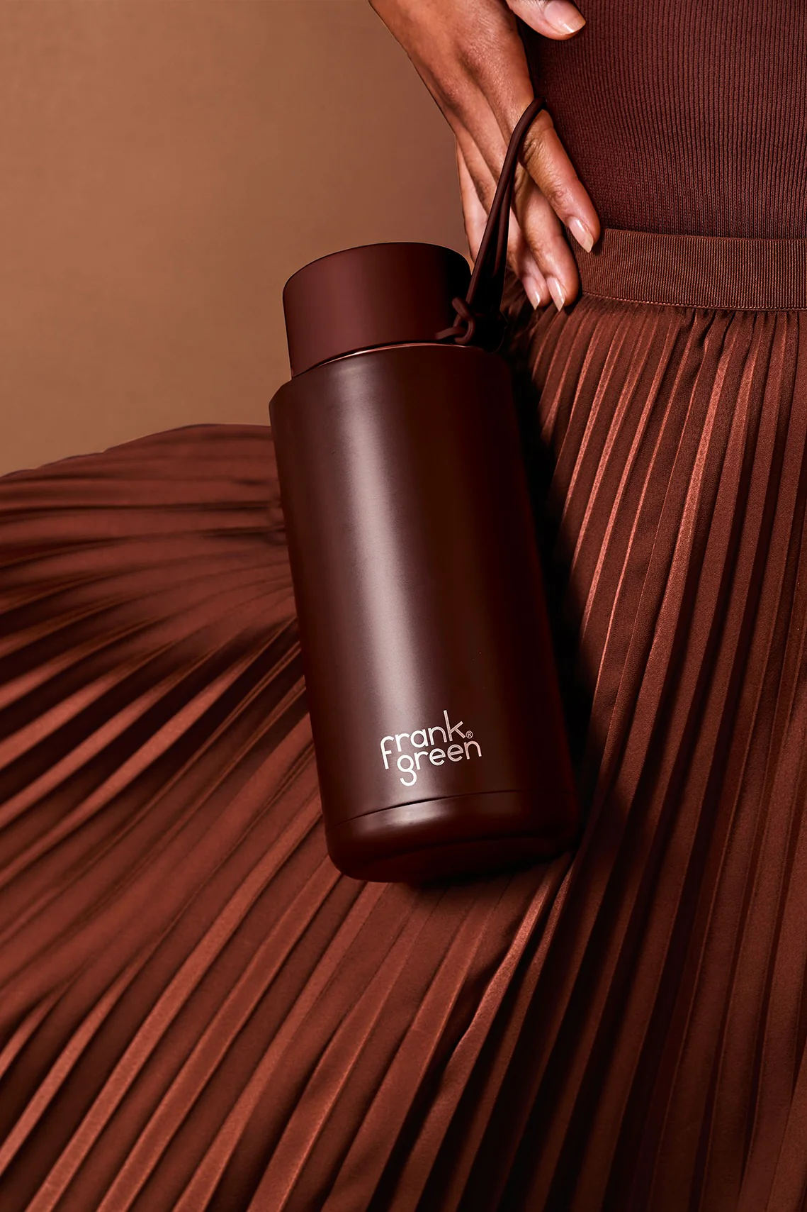 Ceramic Reusable Chocolate 1ltr Bottle with Straw Lid - Image 2