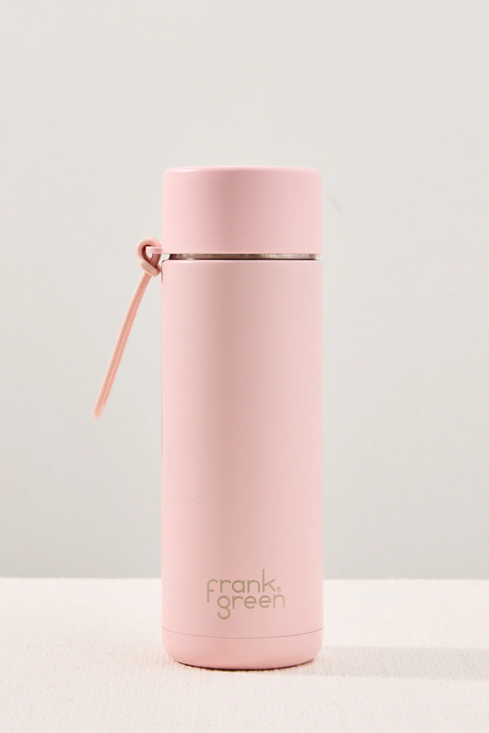 Ceramic Reusable Blushed 595ml Bottle with Straw Lid