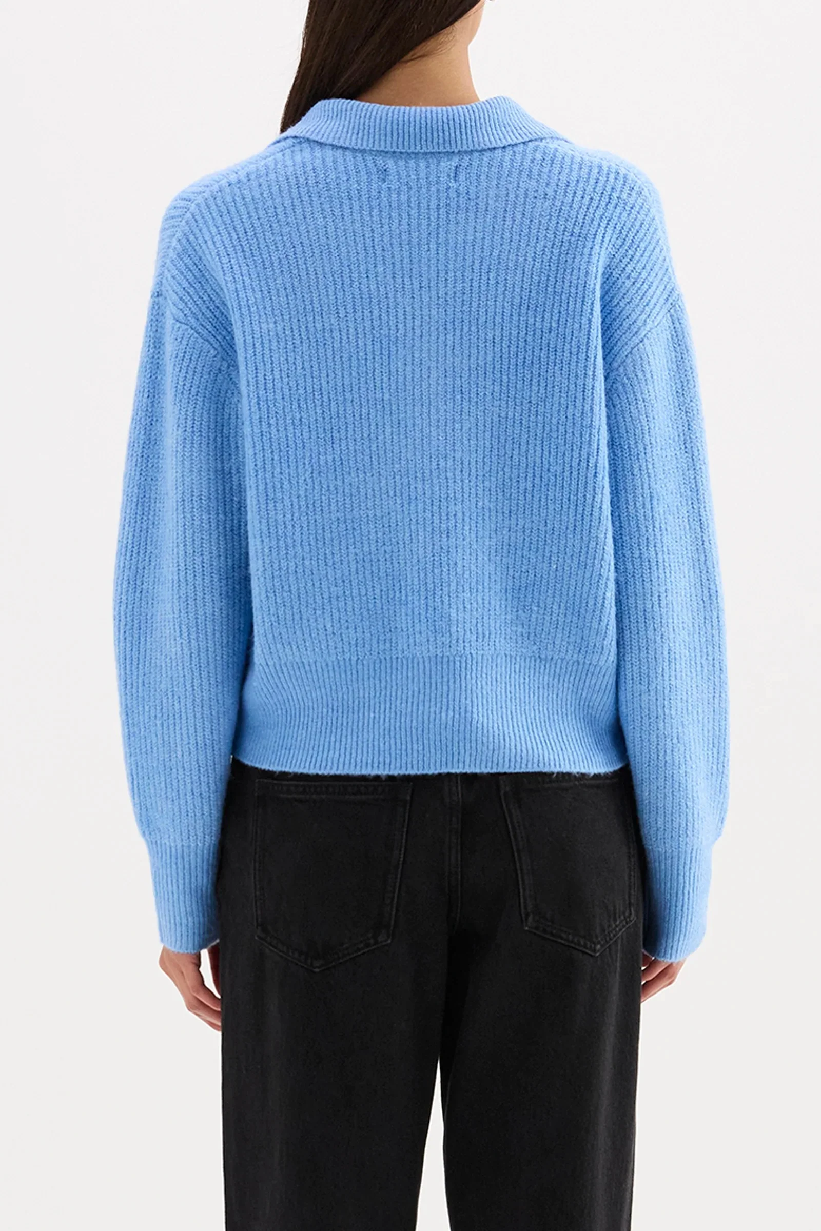 Coleen Horizon Blue Collared Rugby Knit - Image 5
