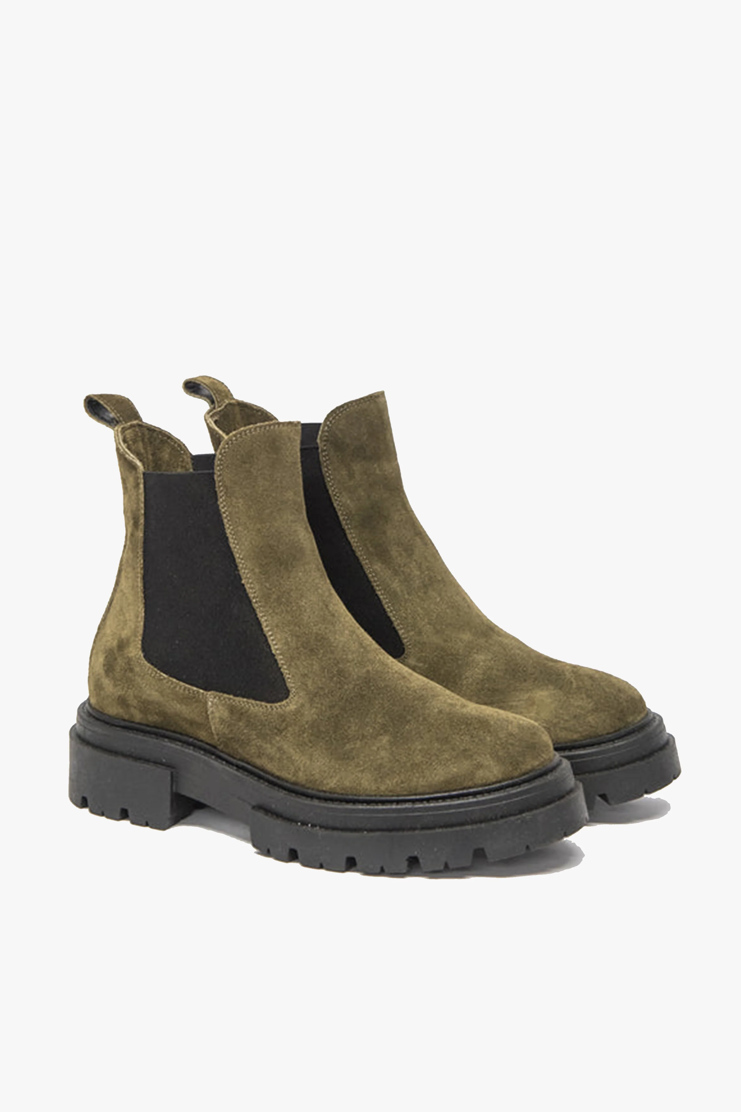 Compass Green Suede Chelsea Low Boot - Image 2