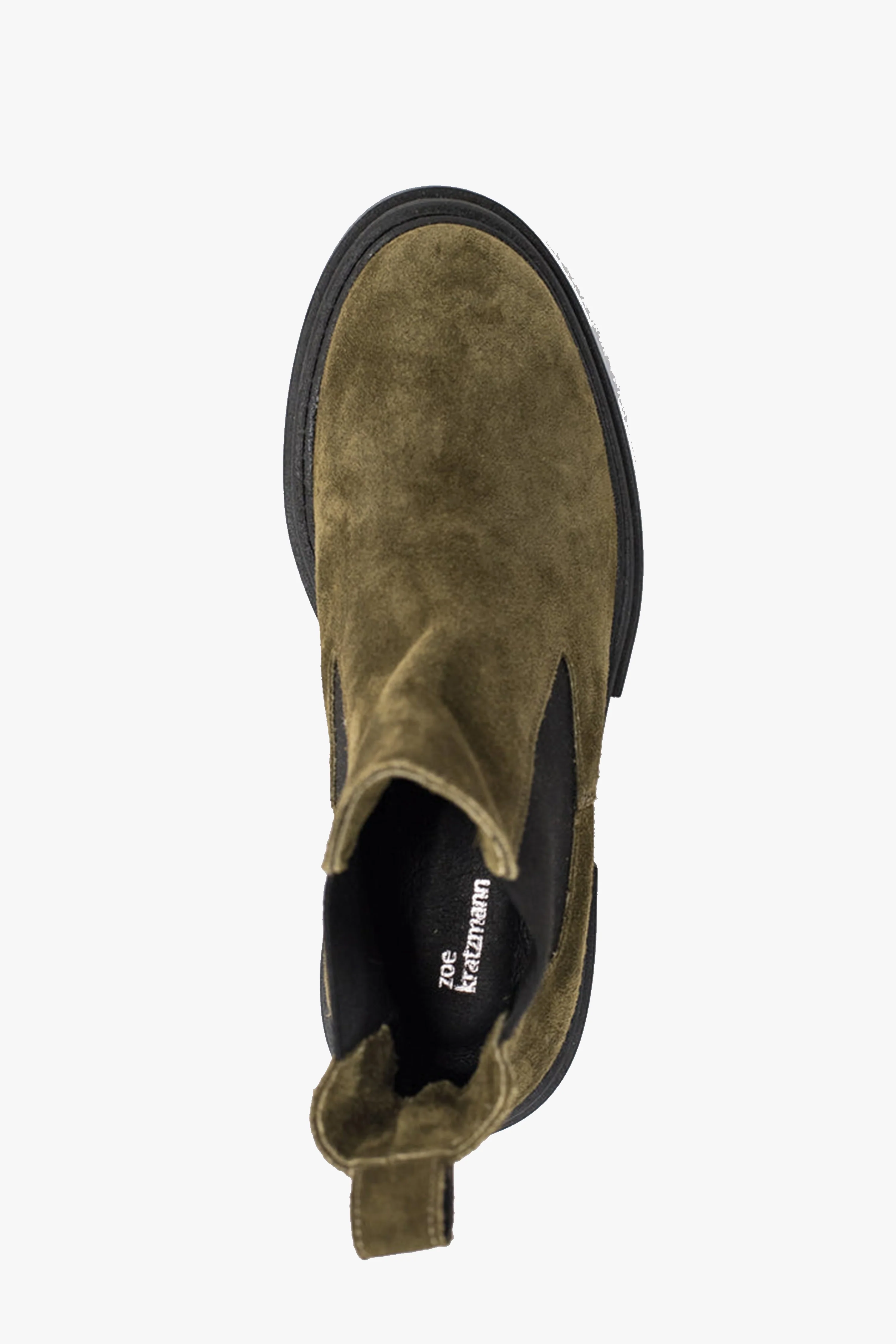Compass Green Suede Chelsea Low Boot - Image 3