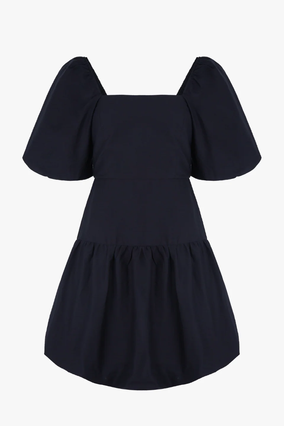 Composure Black Puff Short Sleeve Bubble Mini Dress - Image 7