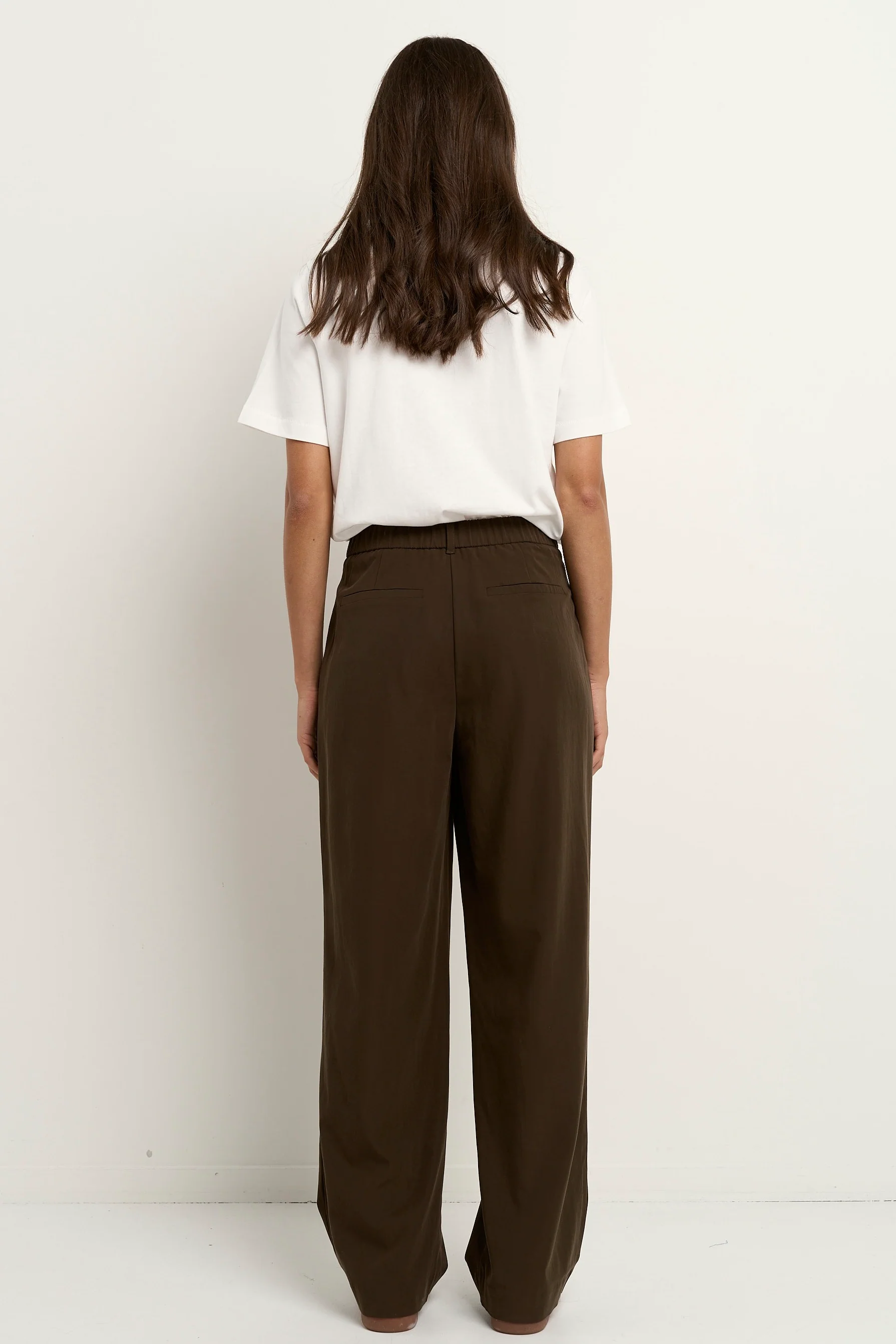 Confidential Chocolate Soft Touch Longer Length Elastic Back Pants - Image 4