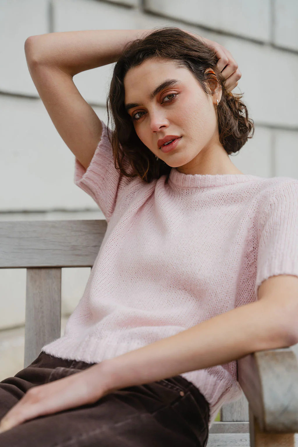 Countess Blush Soft Knit Tee - Image 3