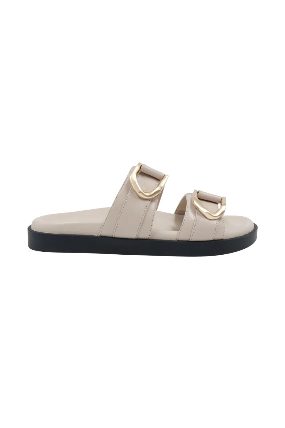 Cruise Bone Leather Double Buckle Slide - Image 3