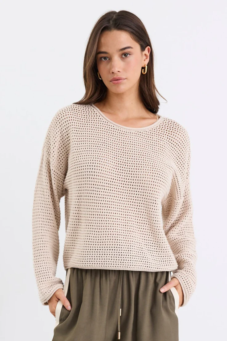 Dawn String Crochet Knit Jumper - Image 2