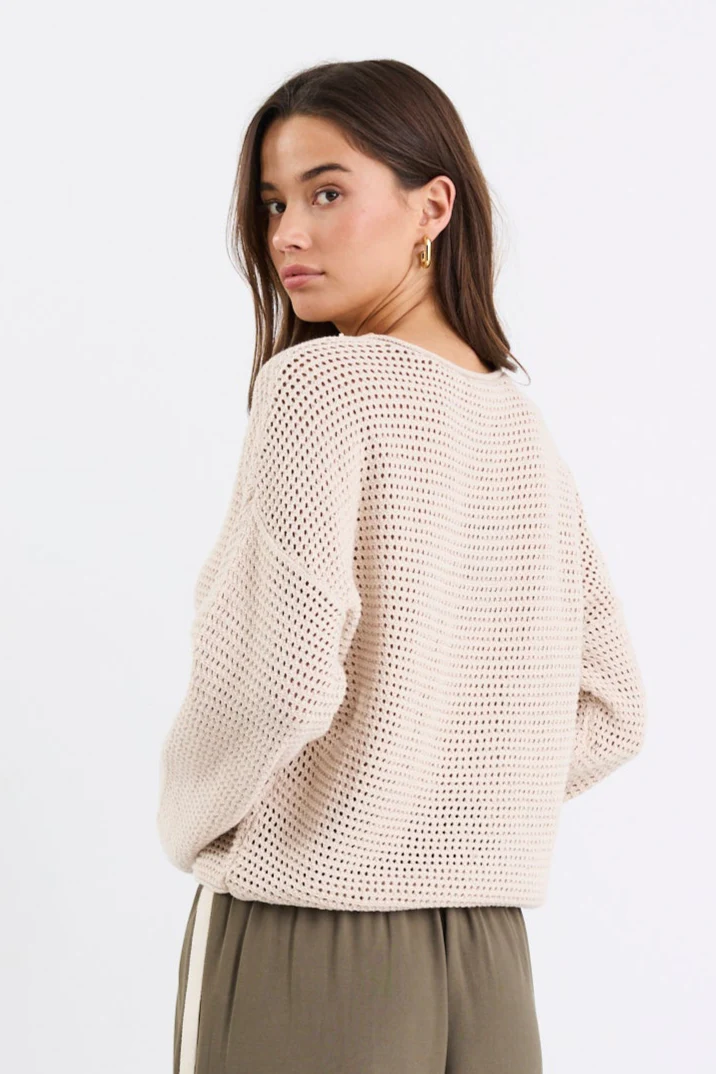 Dawn String Crochet Knit Jumper - Image 5