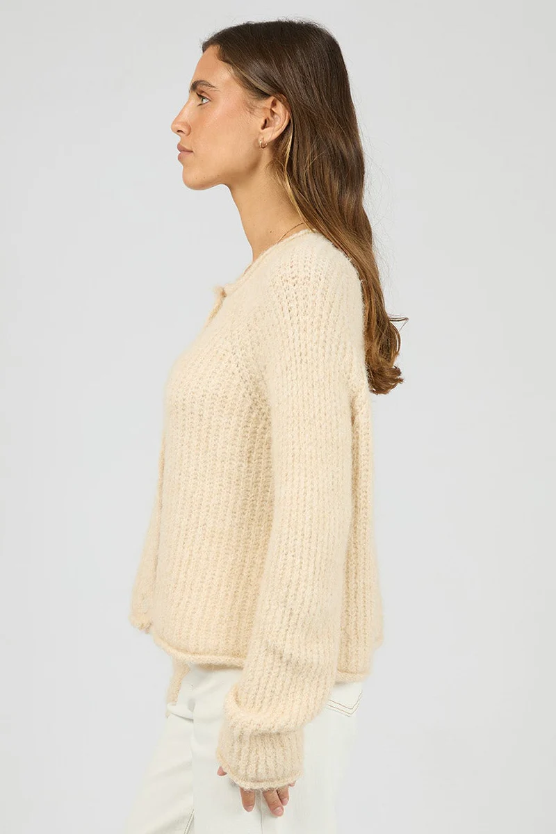 Devon Cream Crew Cardigan - Image 6