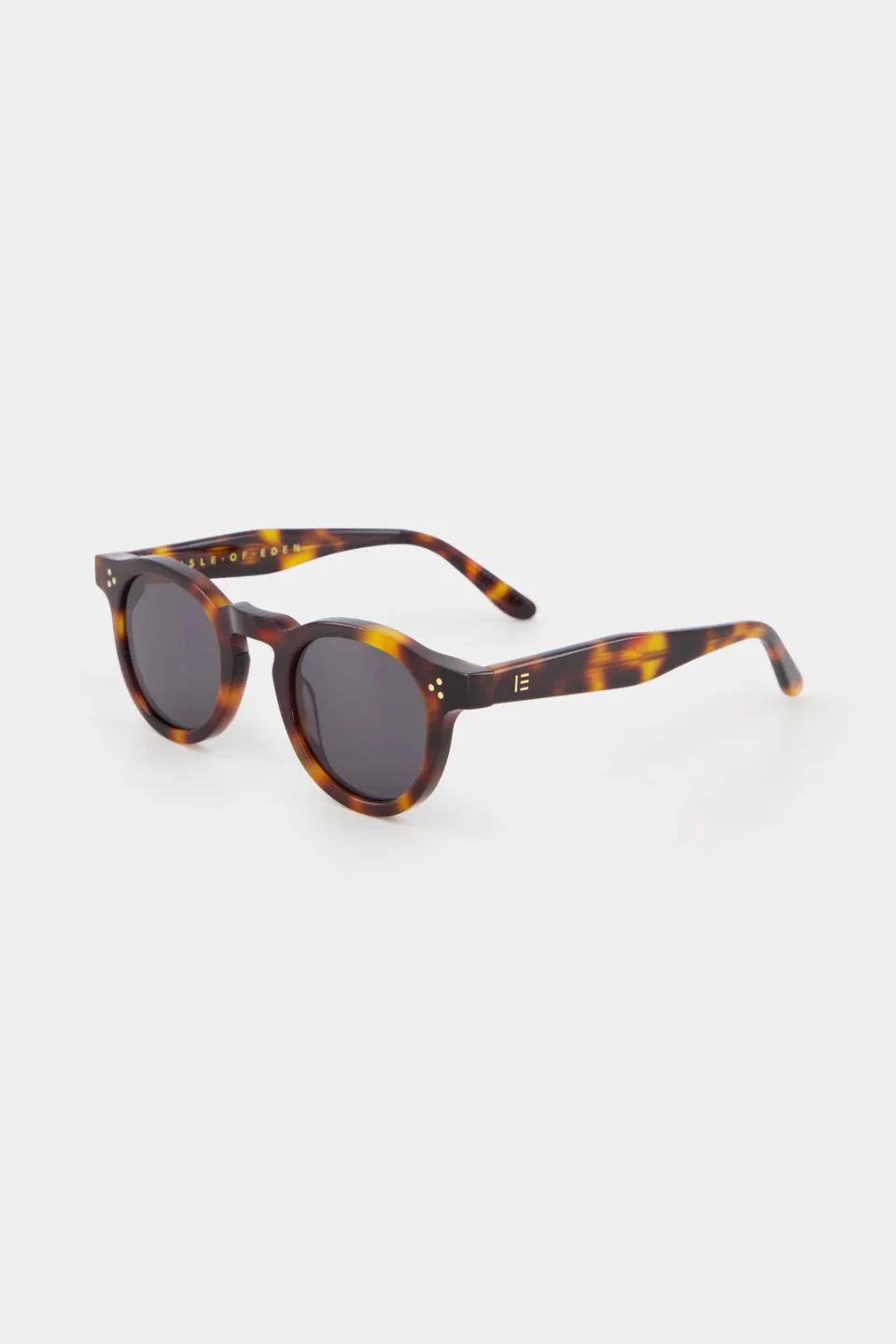 Drew Tortoise Round Sunglasses - Image 2