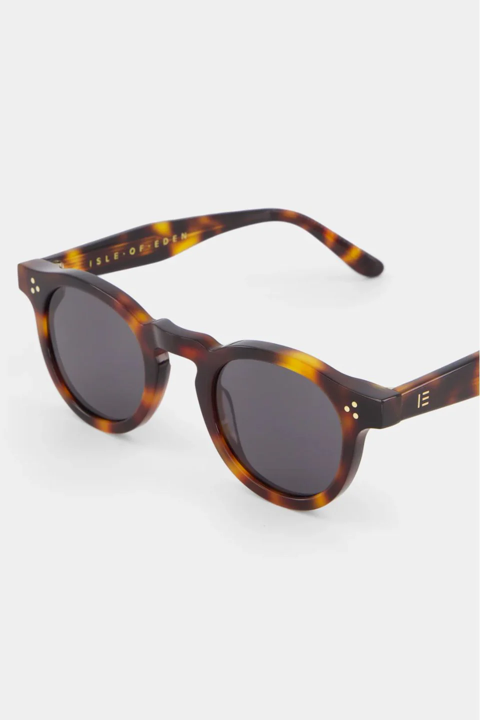 Drew Tortoise Round Sunglasses - Image 3
