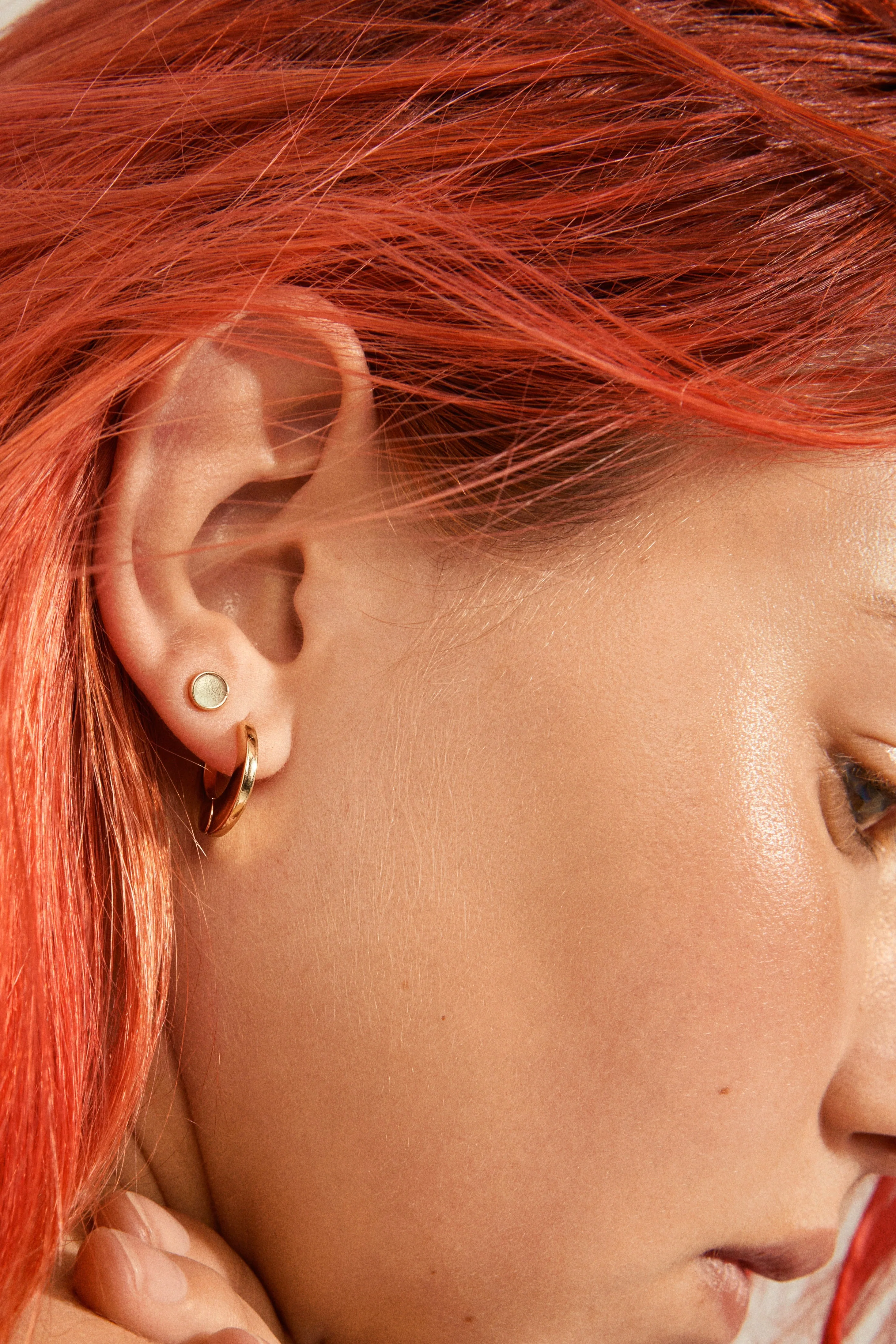 Eilish Gold EOL Hoop + Stud Set Earrings - Image 3