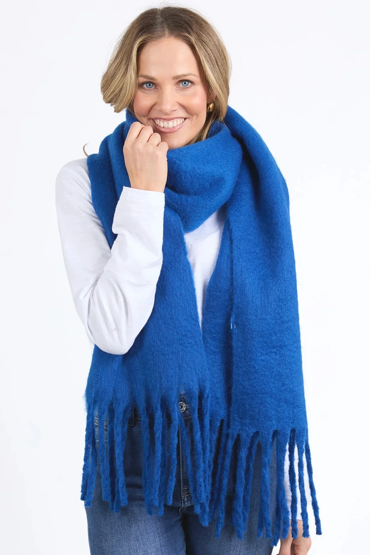 Elm Deep Blue Comfy Scarf