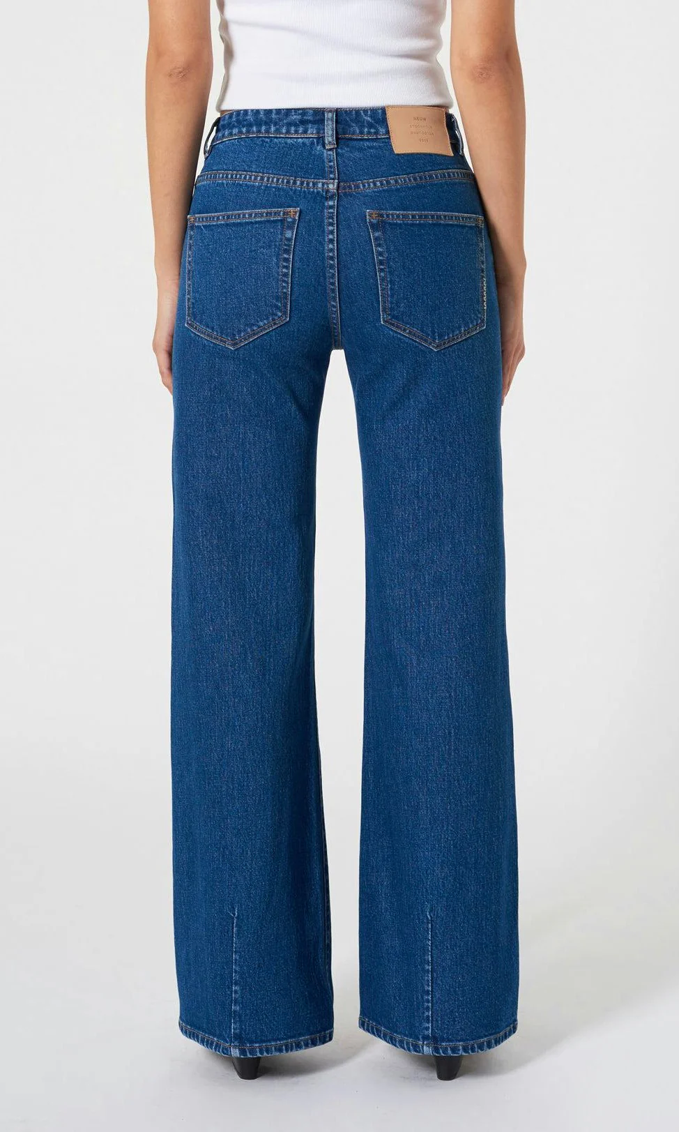 Eva Royal Indigo Wide Denim Jean - Image 3