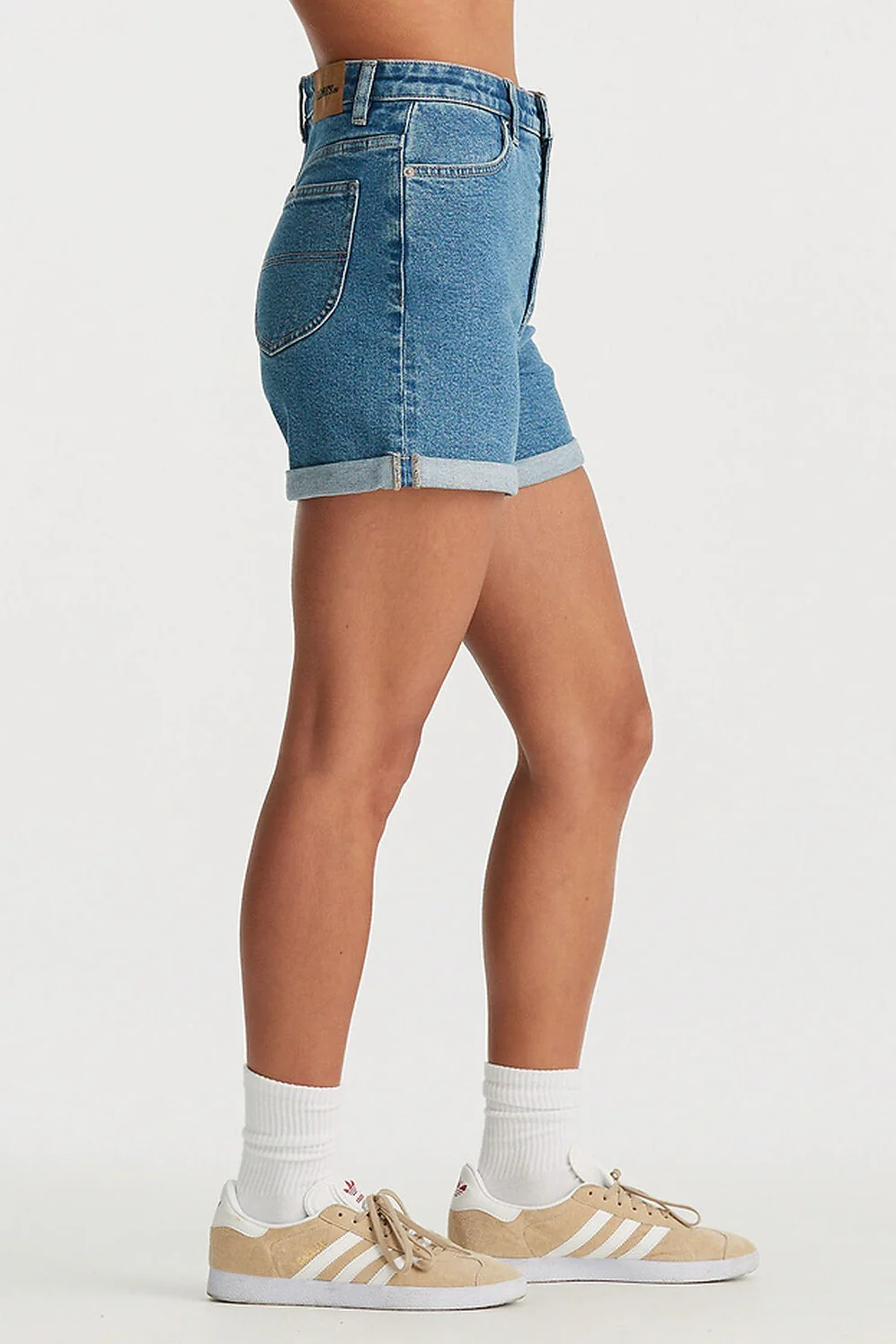 Girlfriend Impulse Blue Denim Short - Image 3