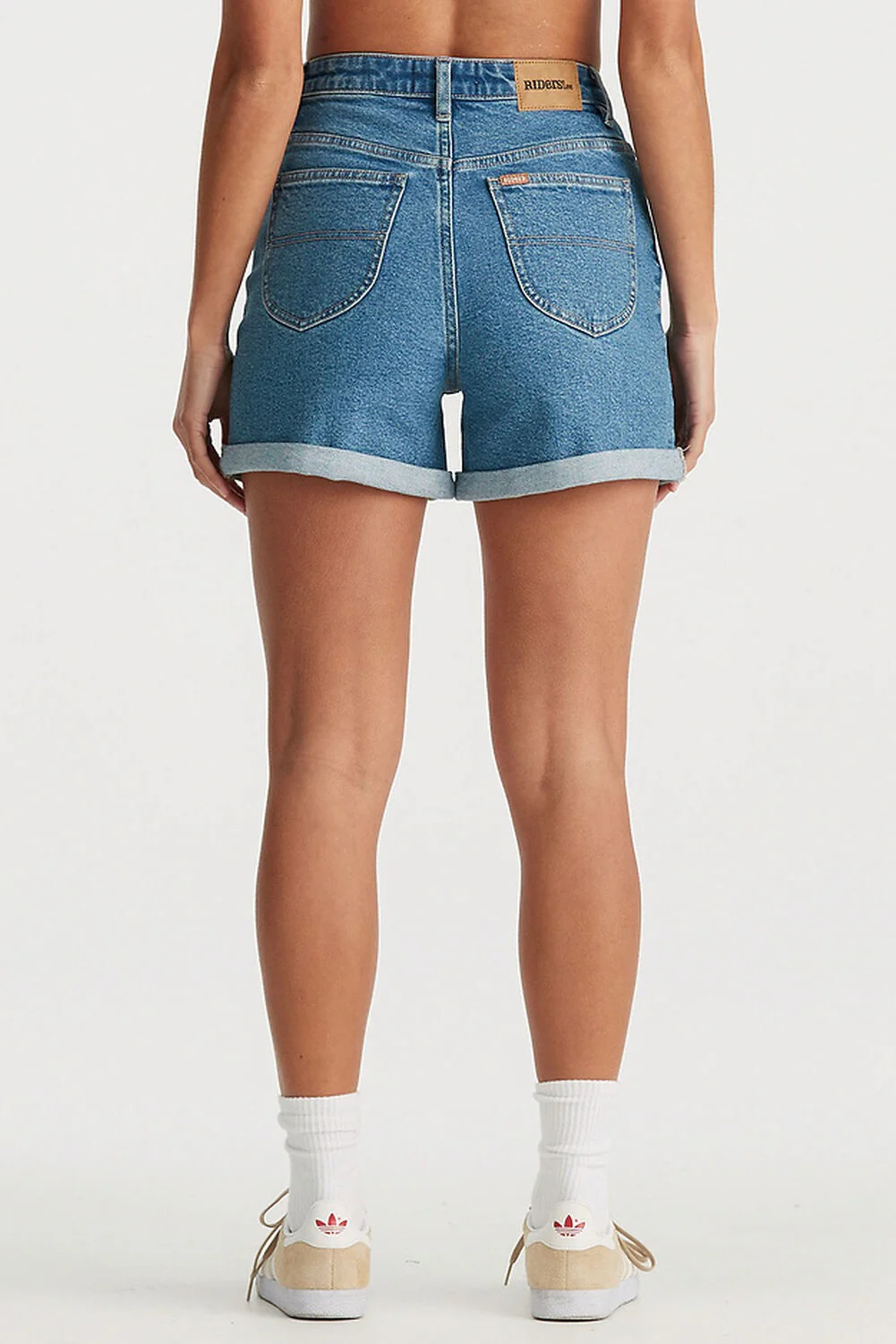 Girlfriend Impulse Blue Denim Short - Image 4