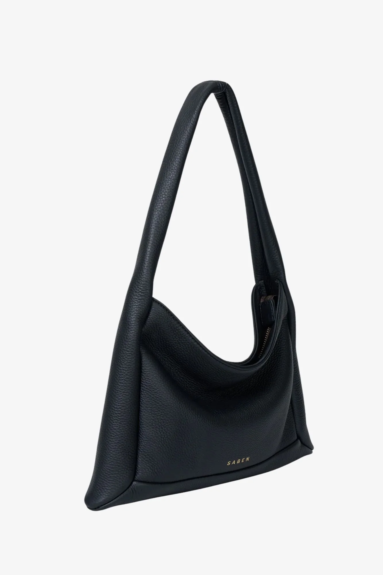 Hazel Black Luxe Shoulder Bag - Image 3