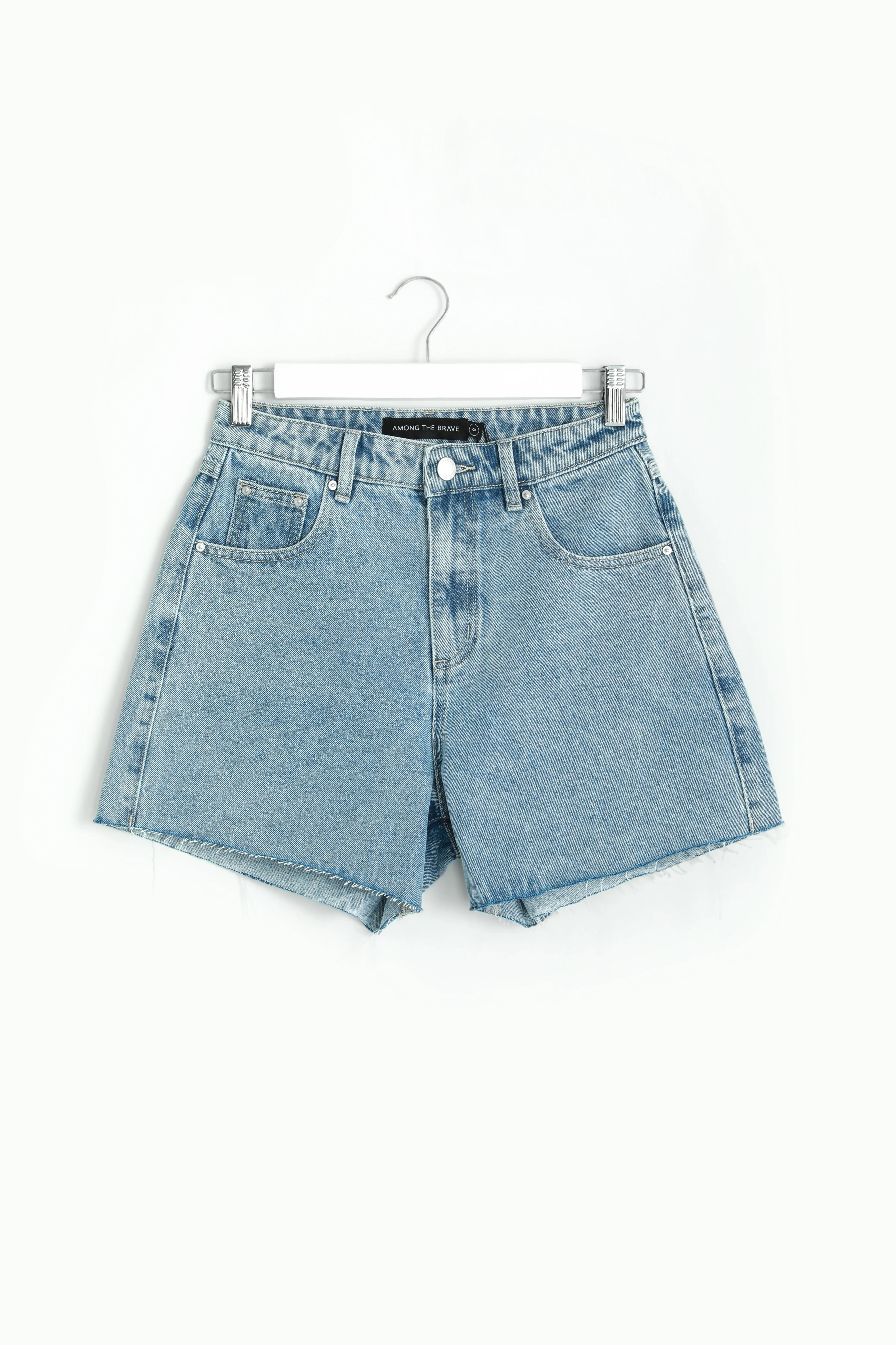 Haze Mid Blue Denim Short - Image 5