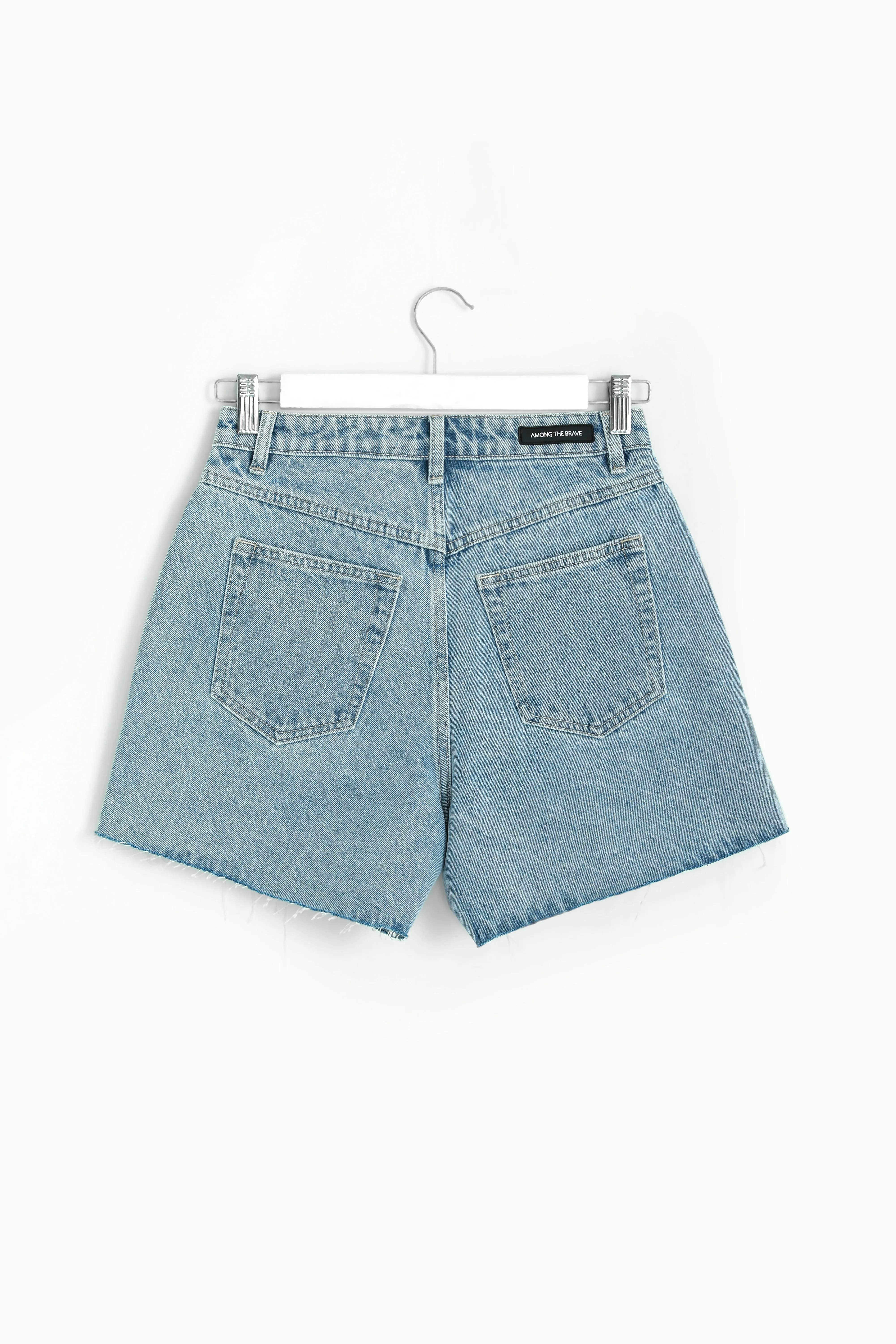 Haze Mid Blue Denim Short - Image 6