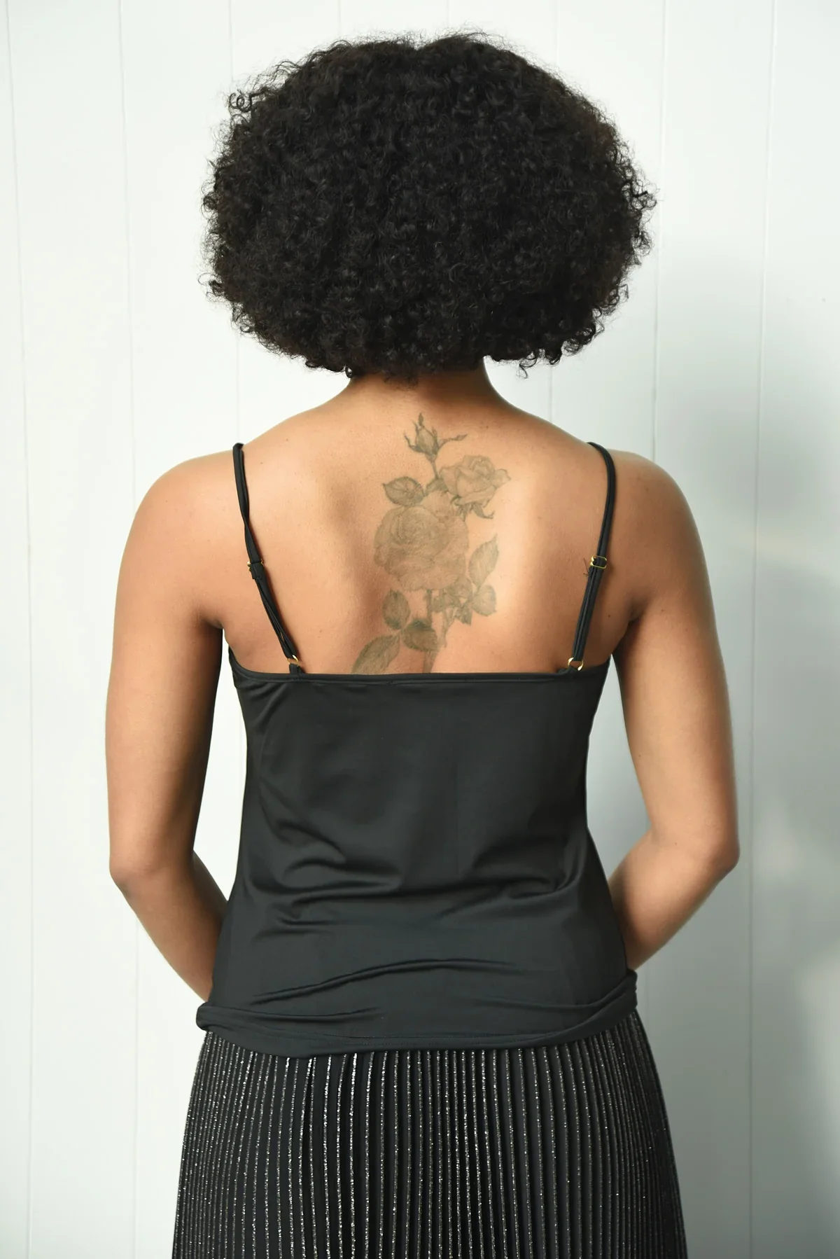 Heart & Camisole Black Cami - Image 2
