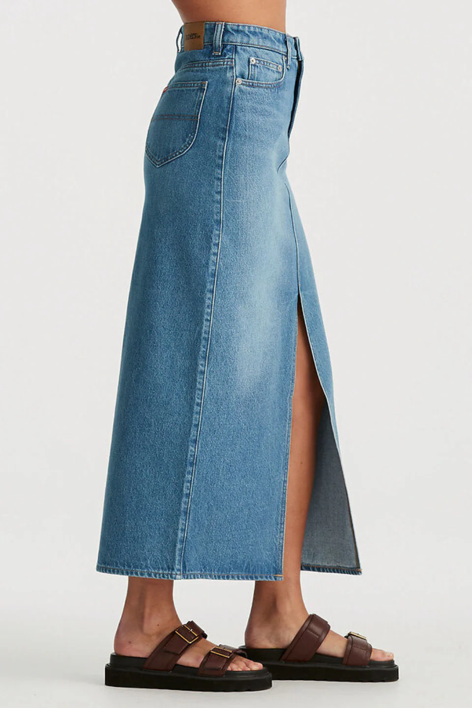 Hi Pacific Fade Blue Maxi Skirt - Image 4