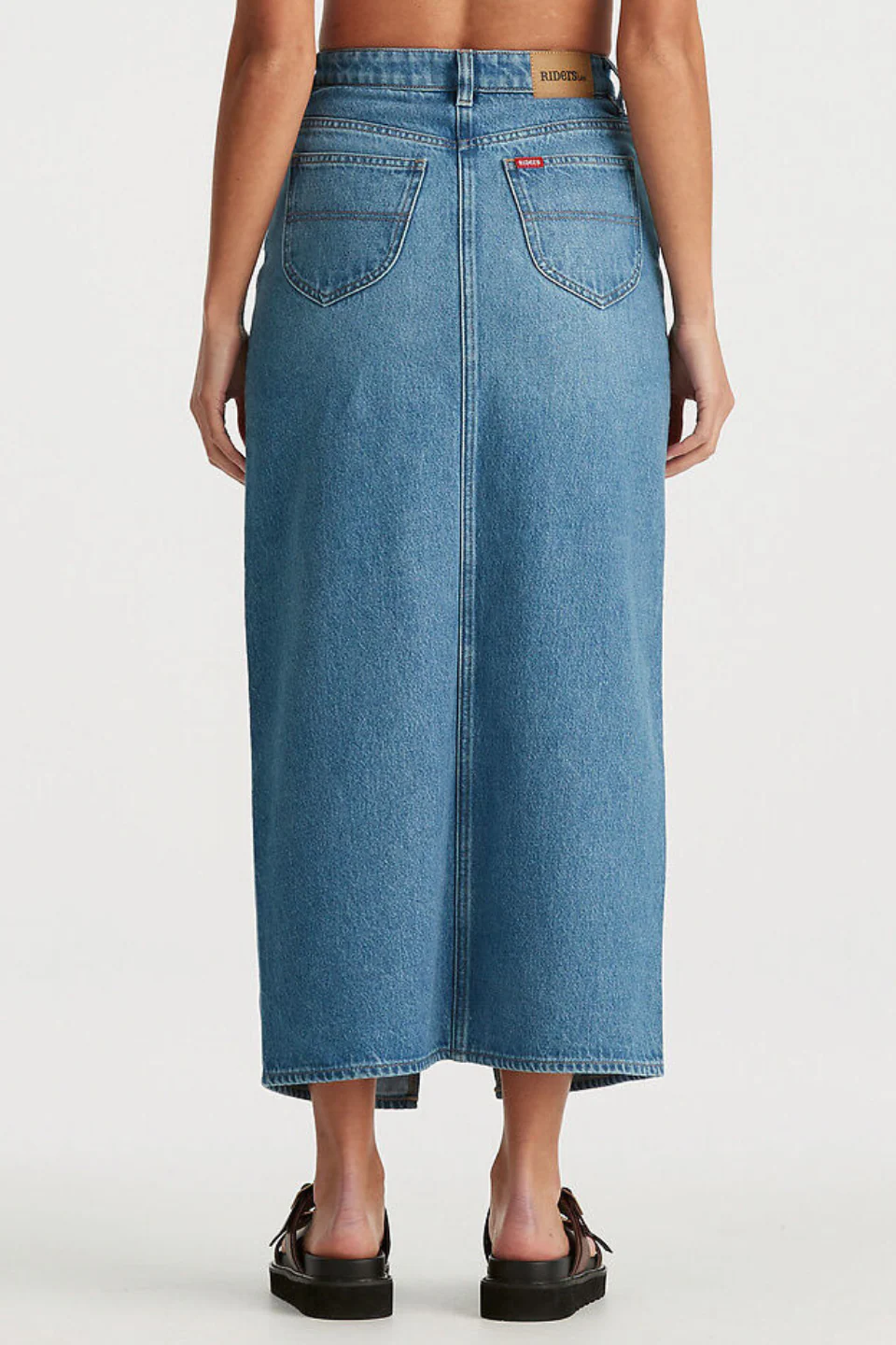 Hi Pacific Fade Blue Maxi Skirt - Image 5