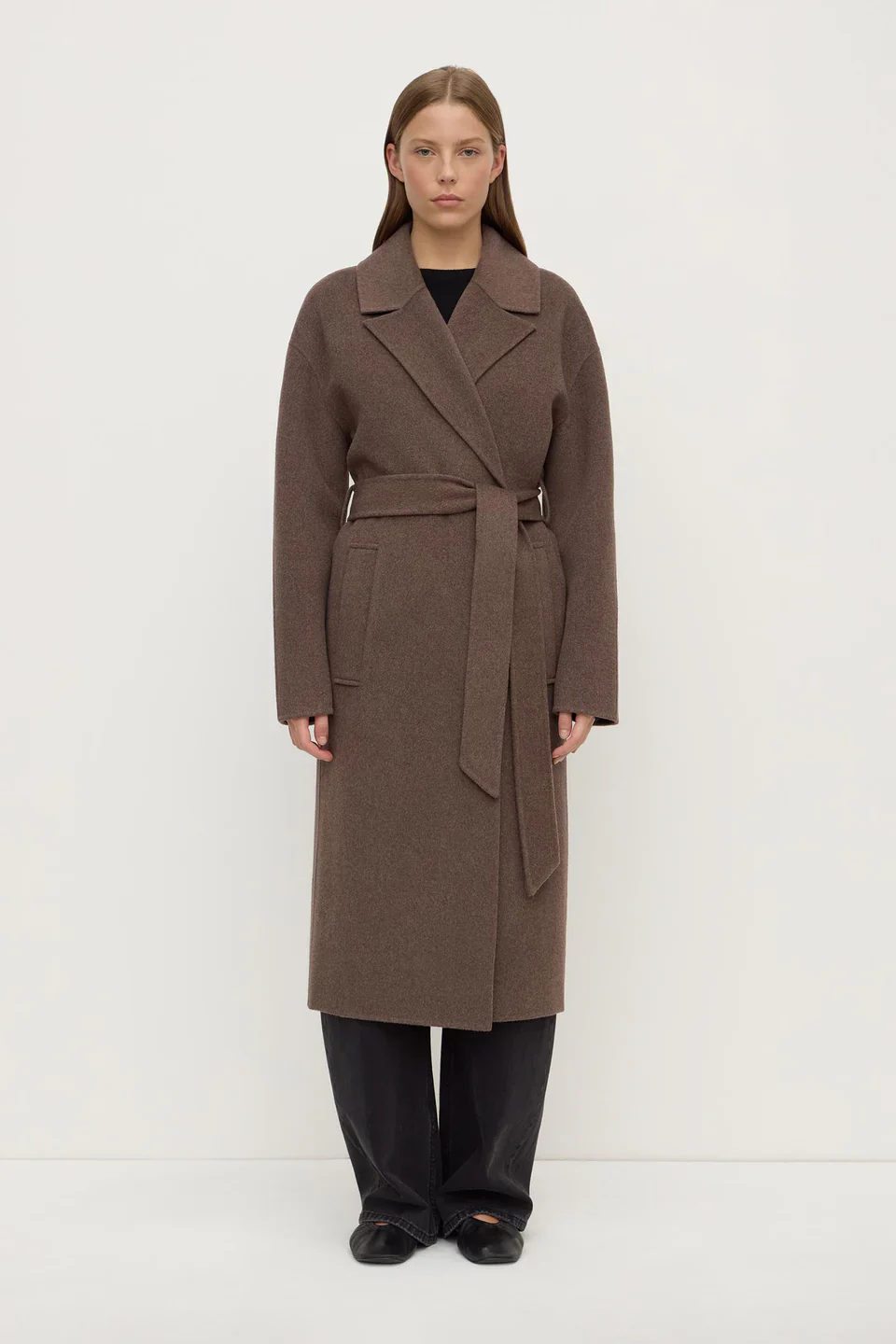 Ivy Cocoa Marle Wool Coat - Image 2
