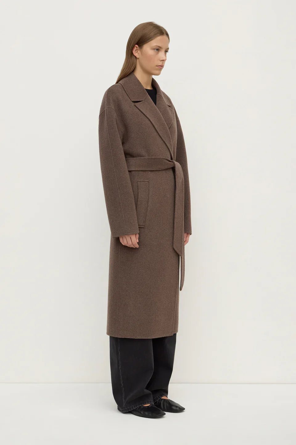 Ivy Cocoa Marle Wool Coat - Image 5