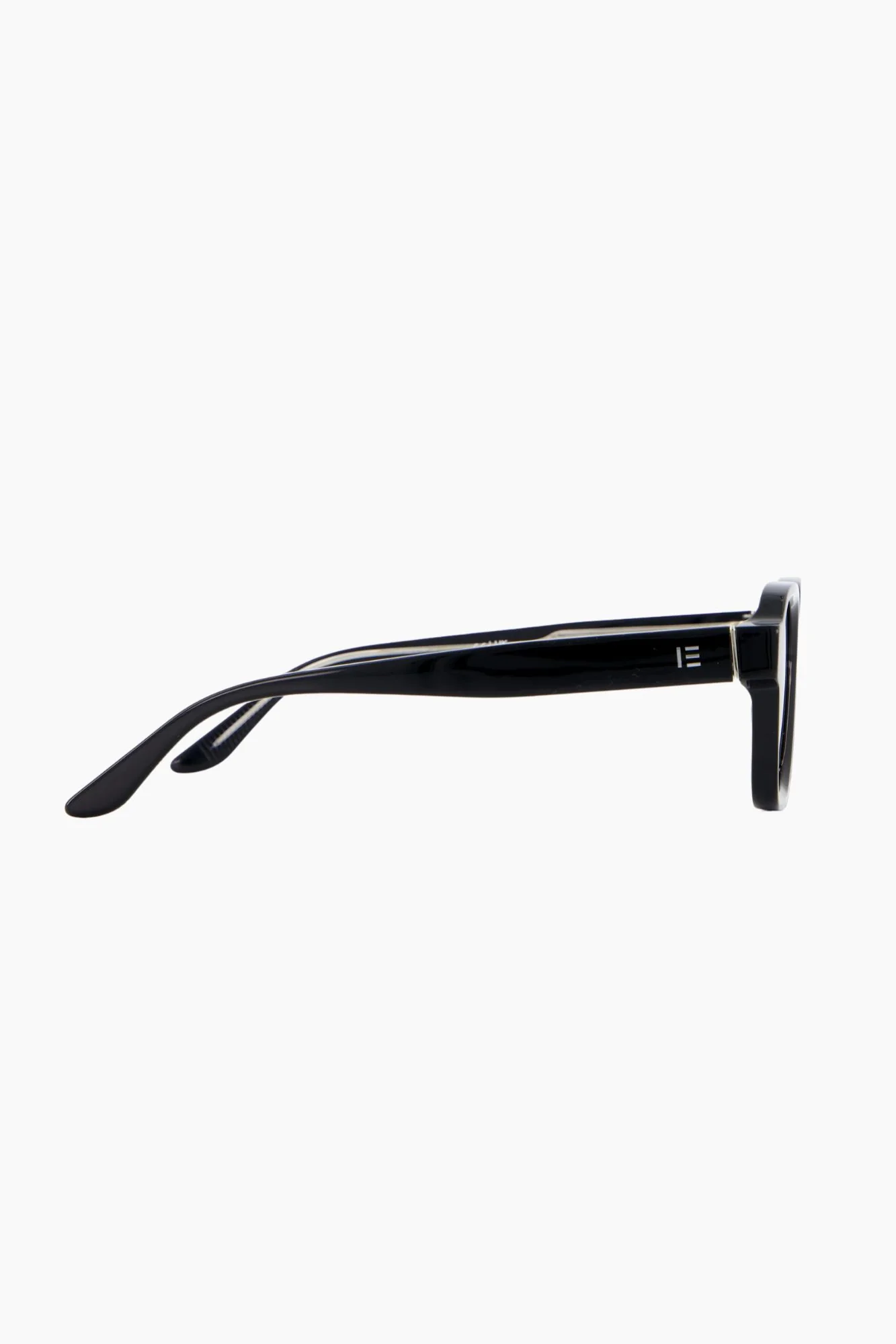 Jamie Black Rounded Brown Lens Sunglasses - Image 6
