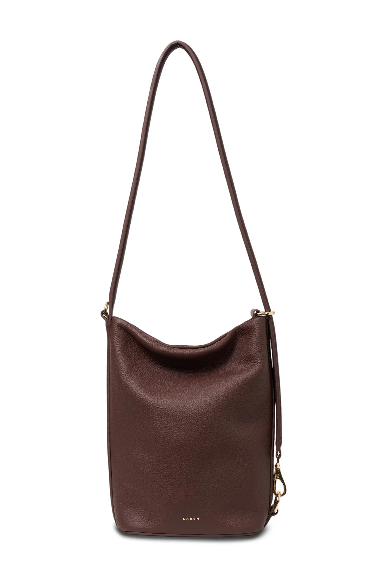 Jojo Espresso Soft Luxe Leather Shoulder Bag