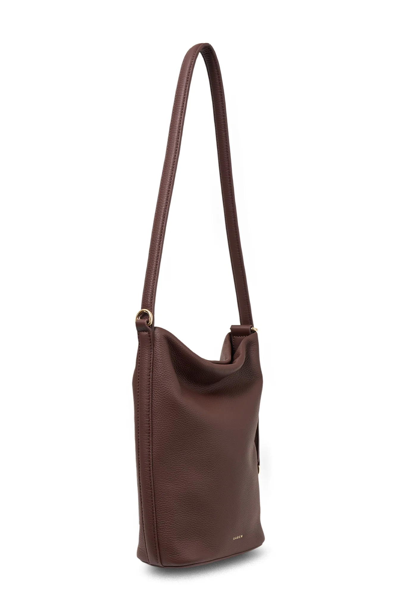 Jojo Espresso Soft Luxe Leather Shoulder Bag - Image 3