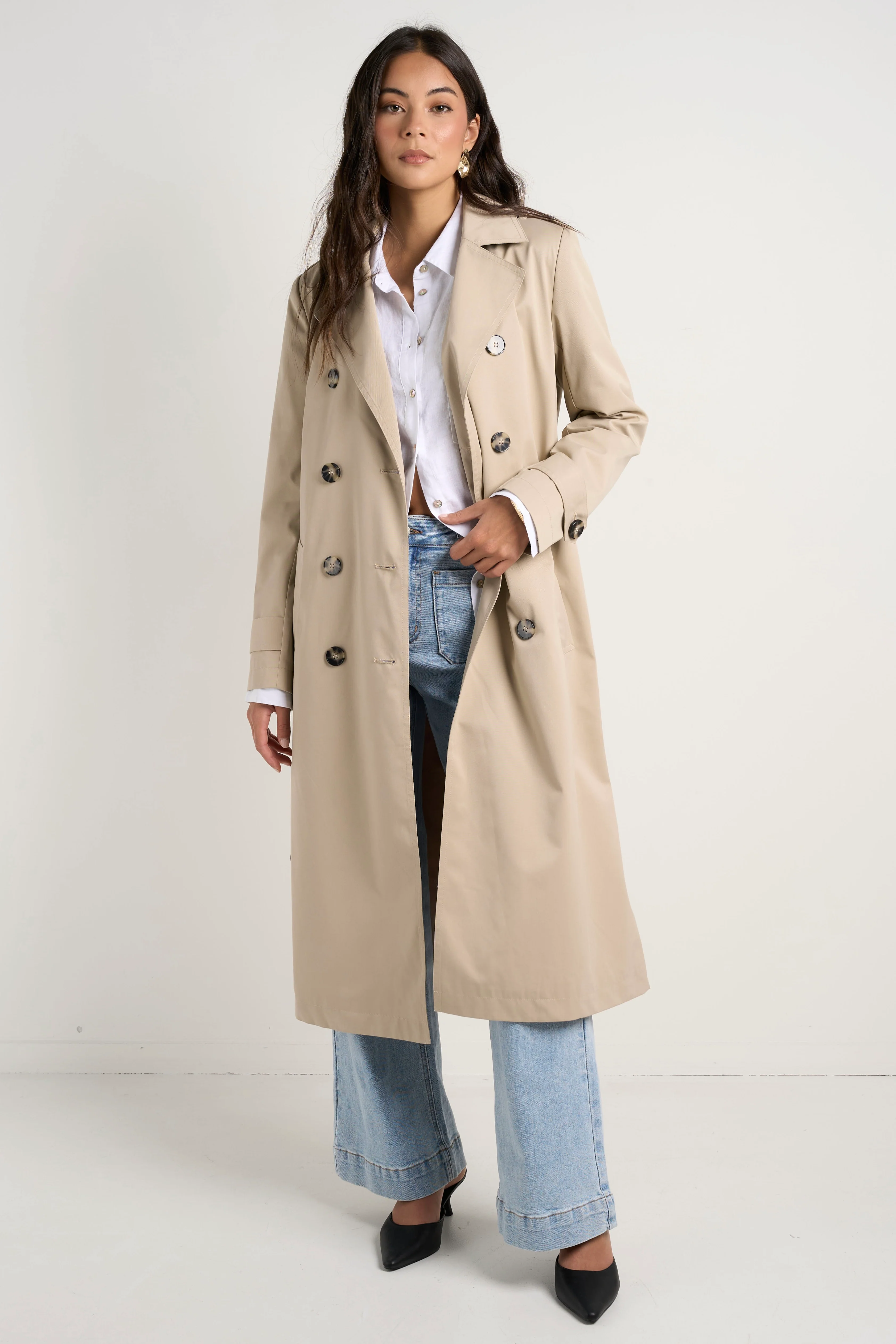 Kensington Stone Trench Coat - Image 4